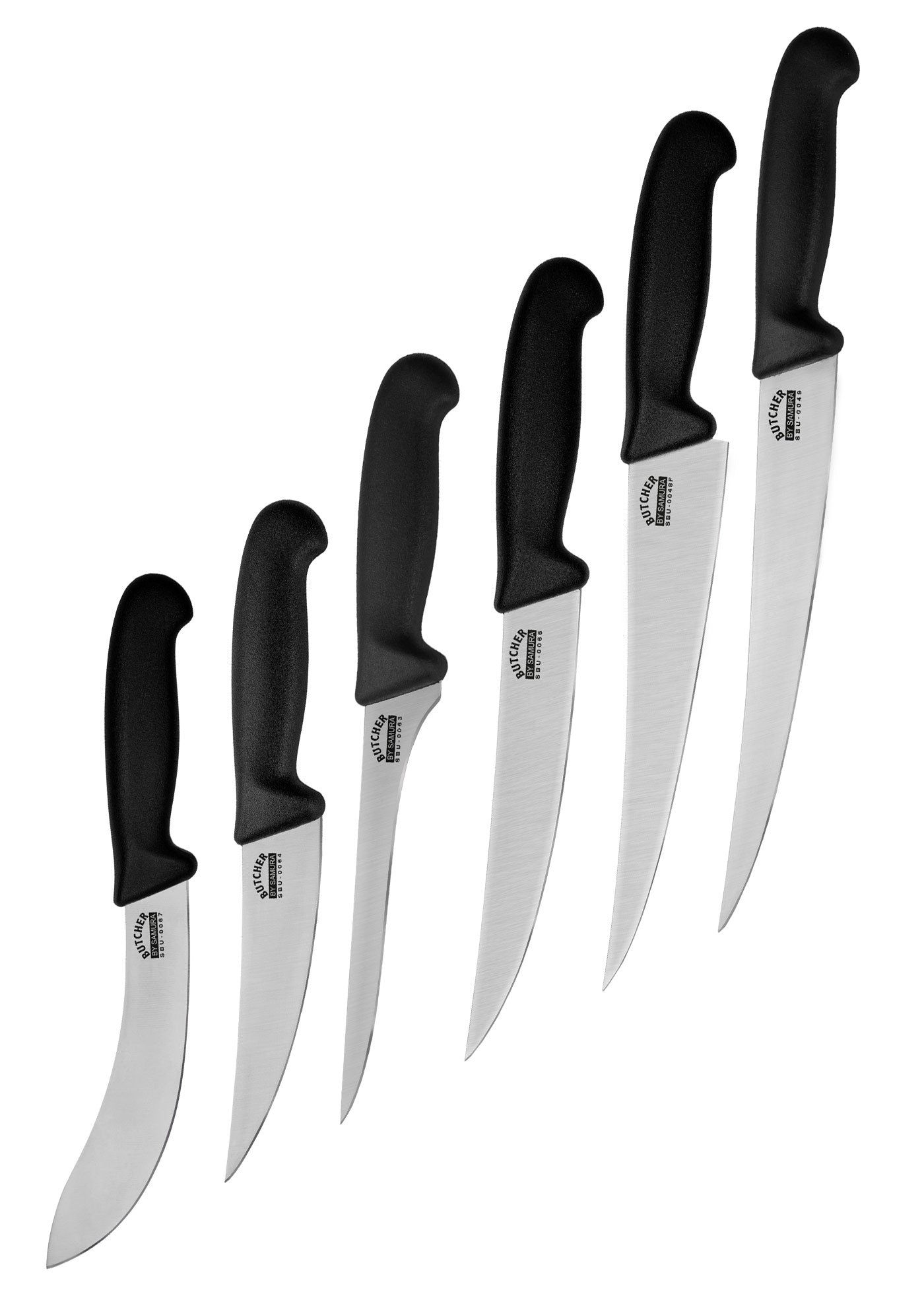 Imagen única de: Juego De Cuchillos Samura Butcher De 6 Piezas Con Bolsa.