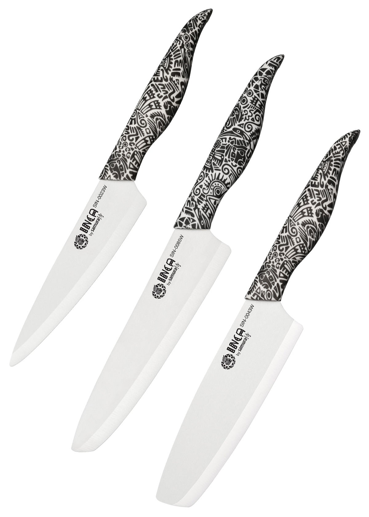 Imagen única de: Samura Inca, Juego De 3 Cuchillos De Cocina, Cuchillos De Cerámica.