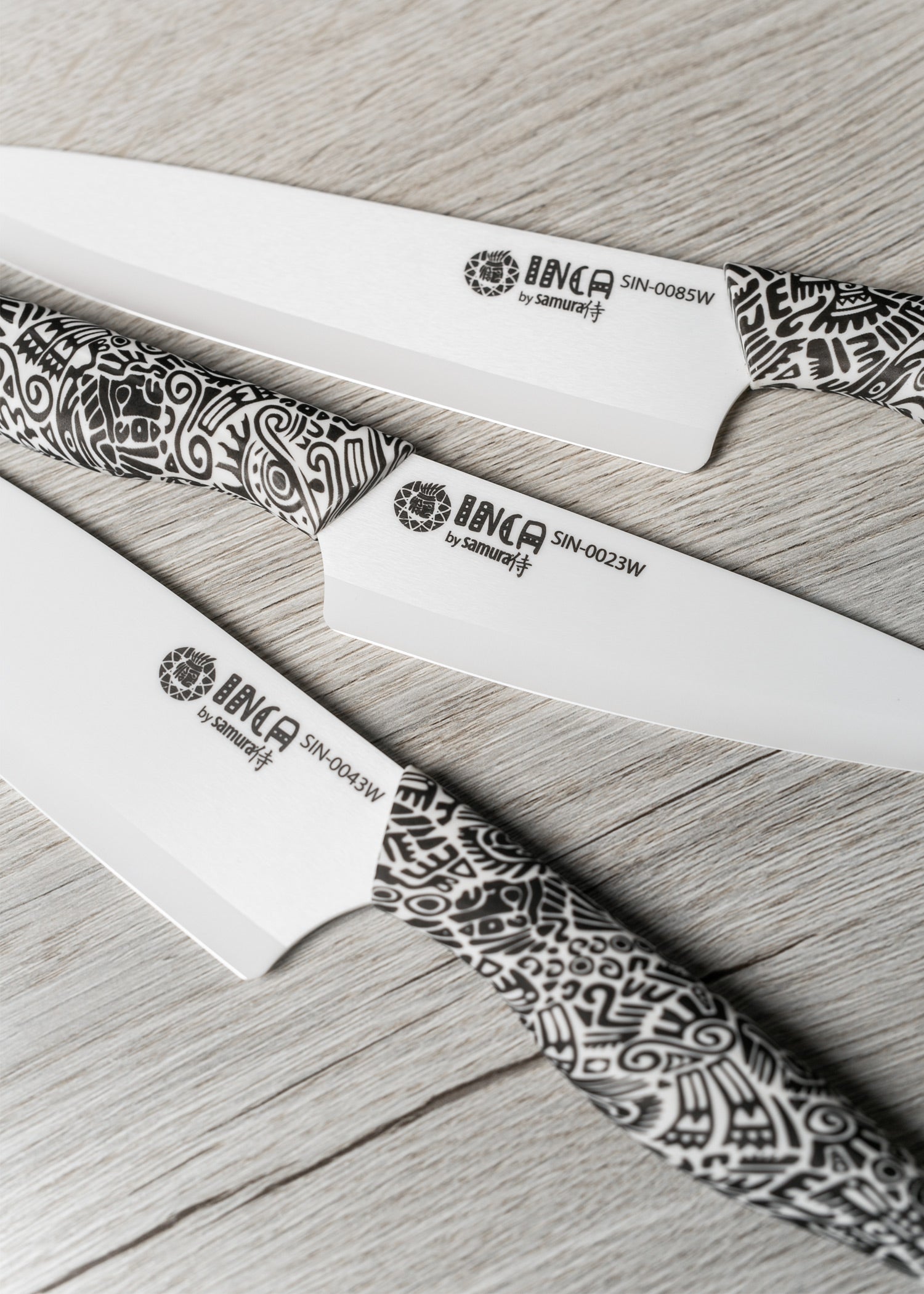 Imagen única de: Samura Inca, Juego De 3 Cuchillos De Cocina, Cuchillos De Cerámica.