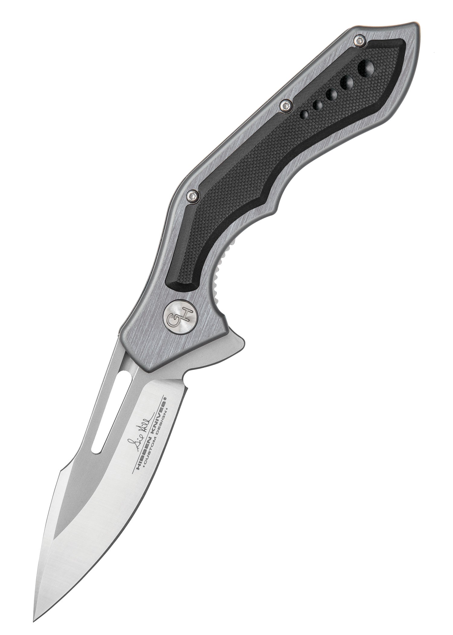 Imagen única de: Navaja De Bolsillo Navaja Gil Hibben Hurricane, Negra, Acero Para Herramientas D2