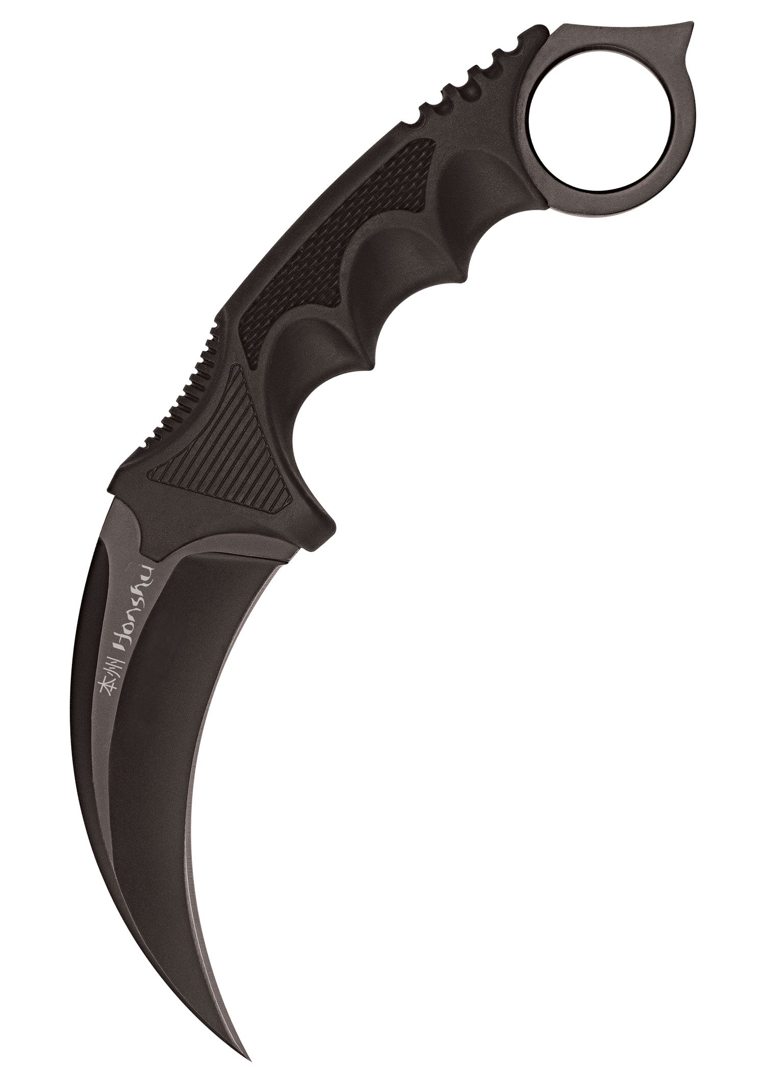 Imagen 1 - Cuchillo Honshu Karambit, Negro, Con Bandolera