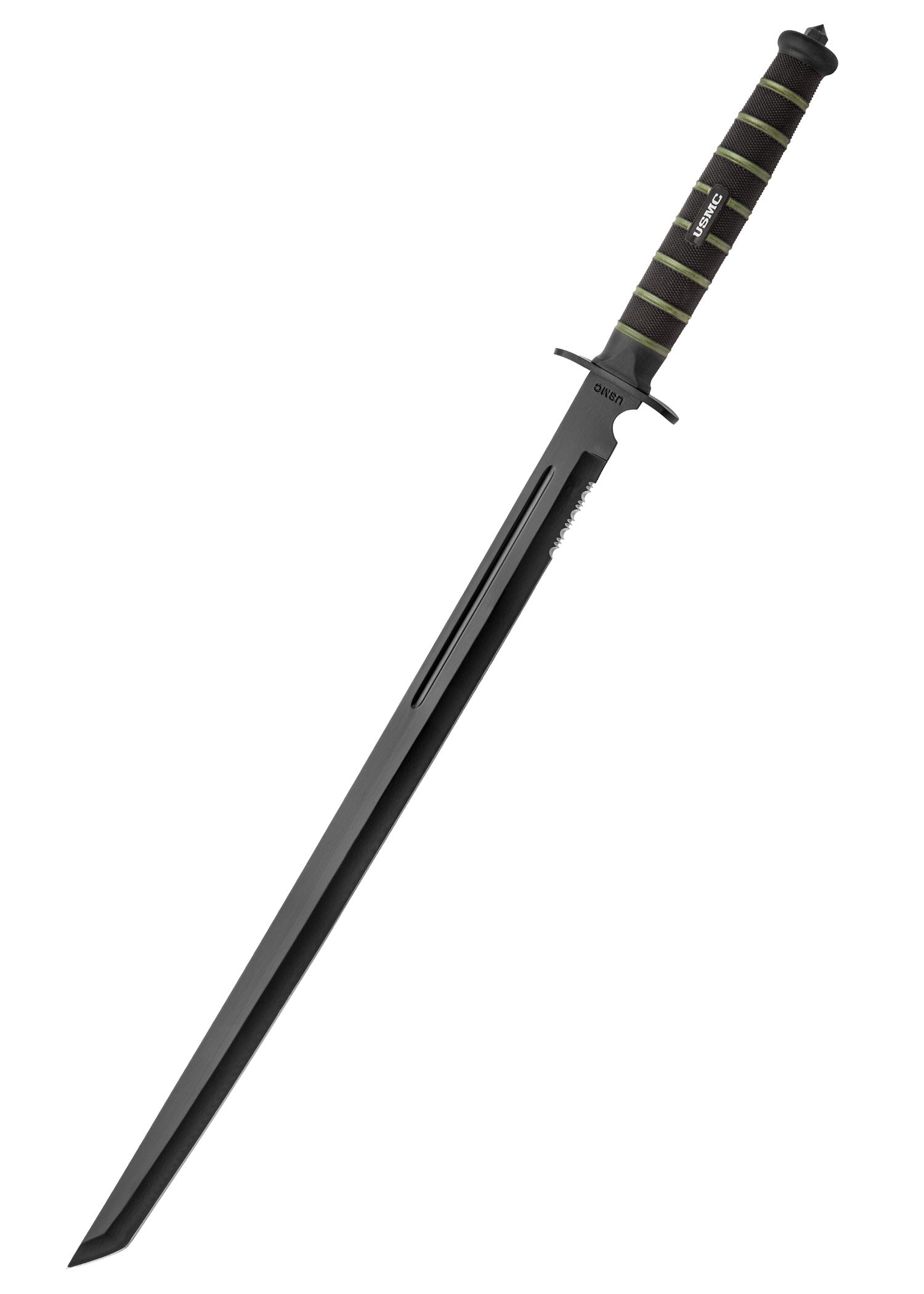 Imagen única de: Espada De Combate Usmc Blackout Con Funda De Nailon, Afilada