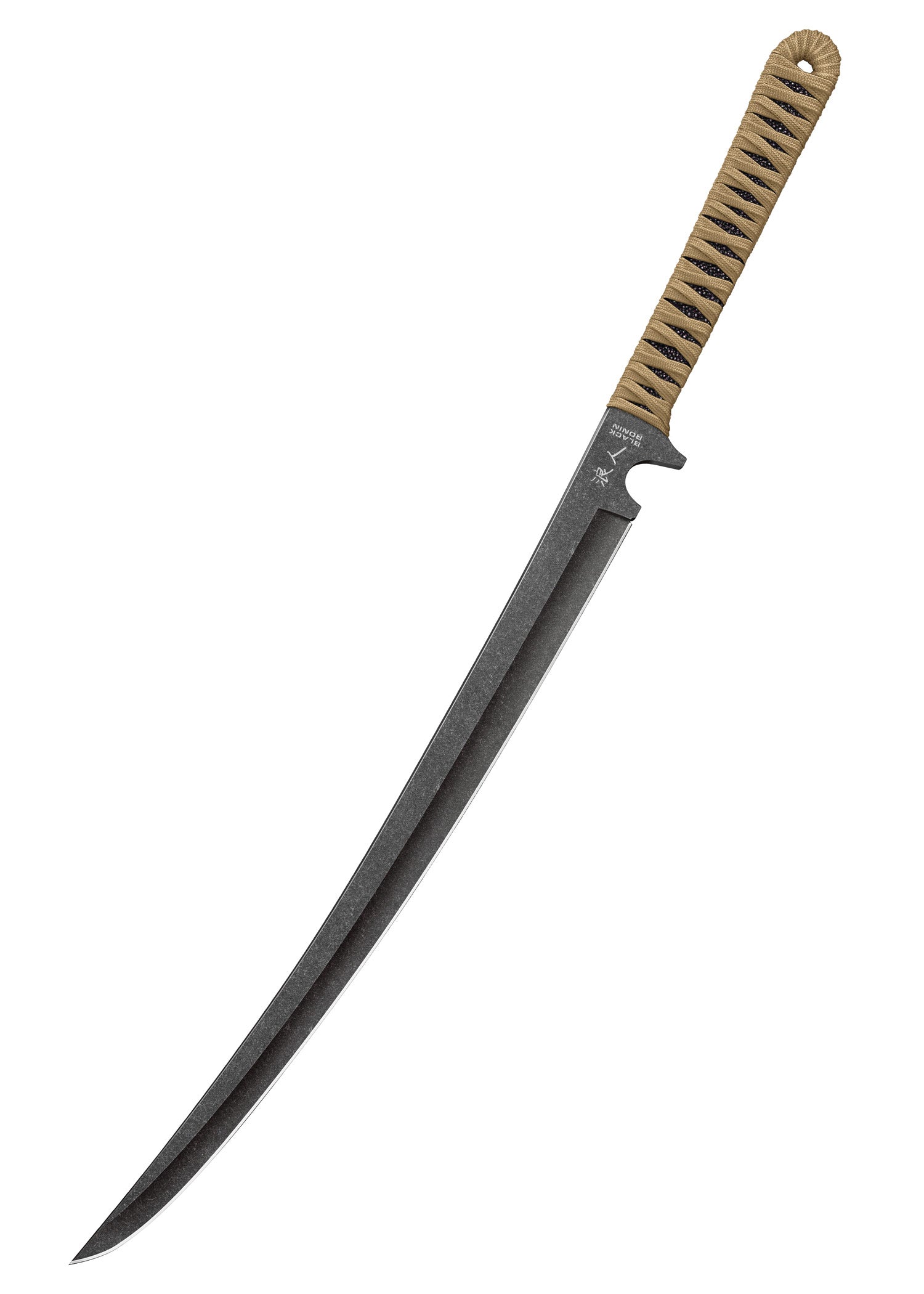 Imagen única de: Espada Wakizashi De Combate Ronin Tan Negra