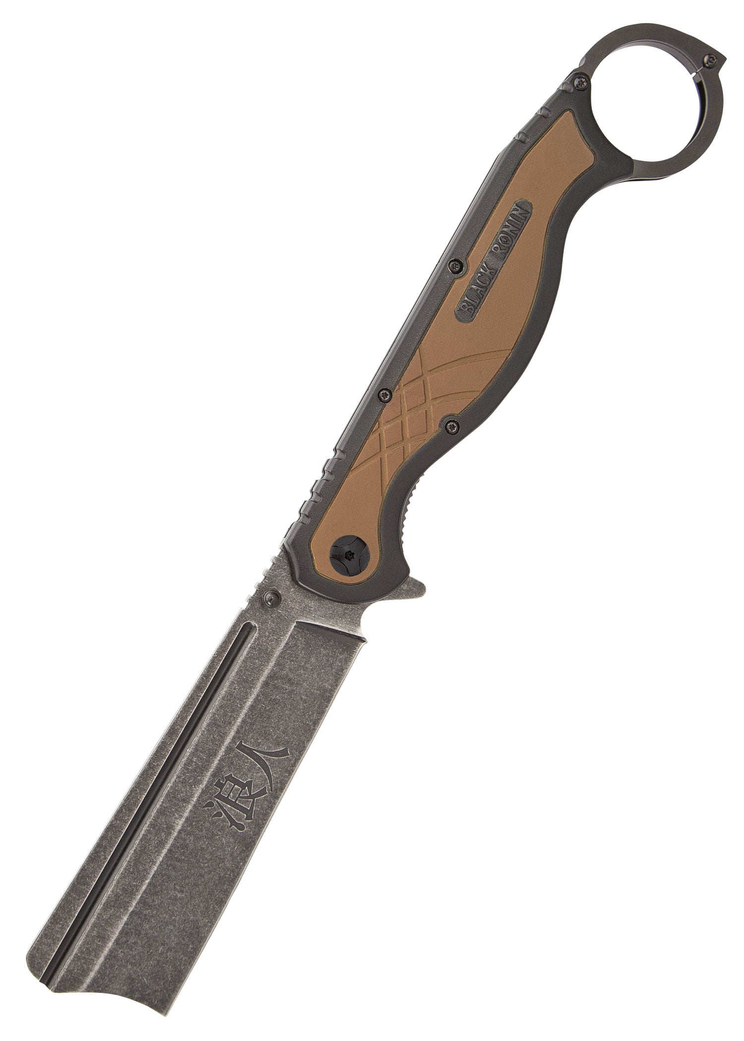 Imagen única de: Navaja Ronin Straight Razor Negra