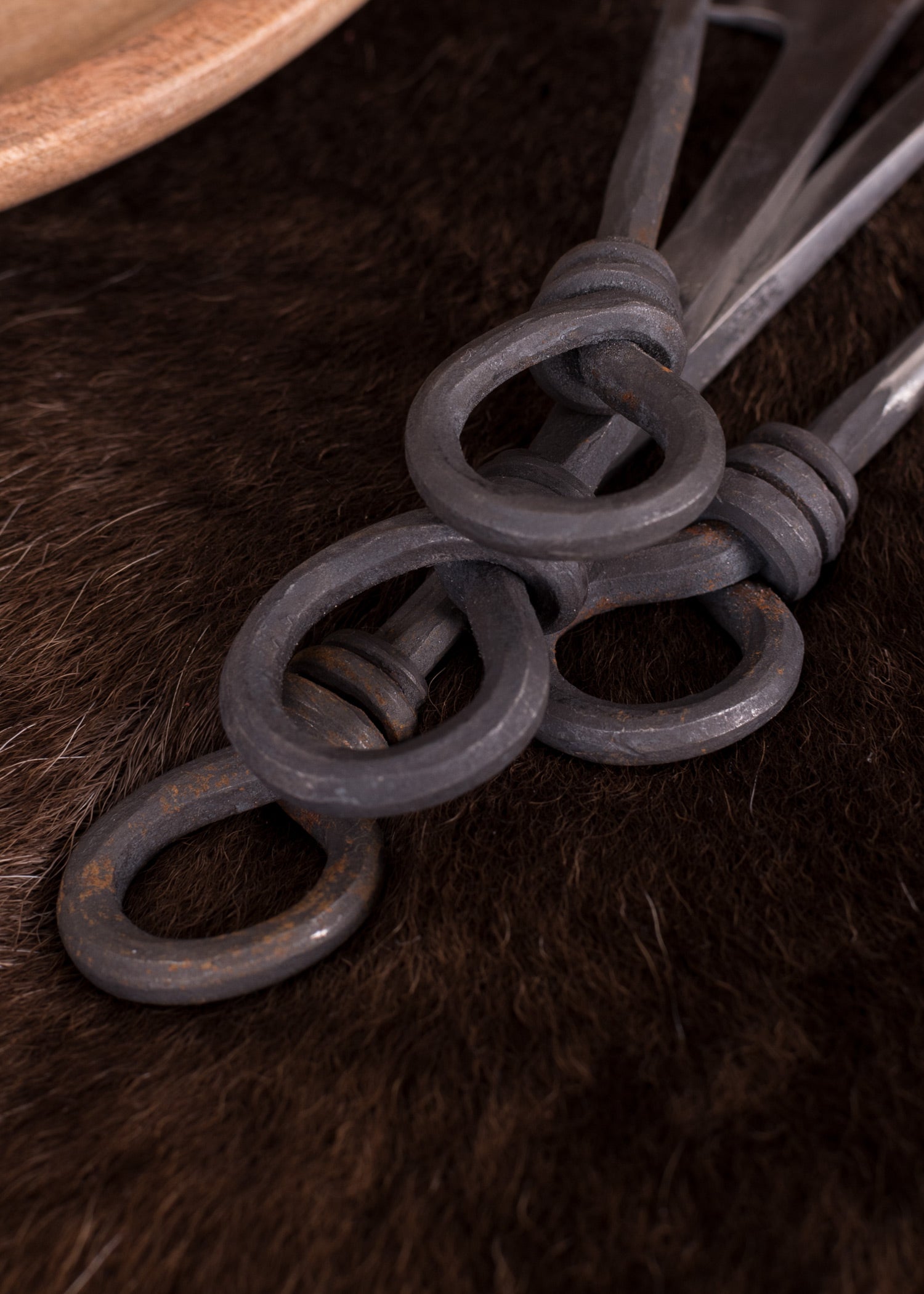 Imagen única de: Cubiertos Medievales, Forjados En Acero Inoxidable.