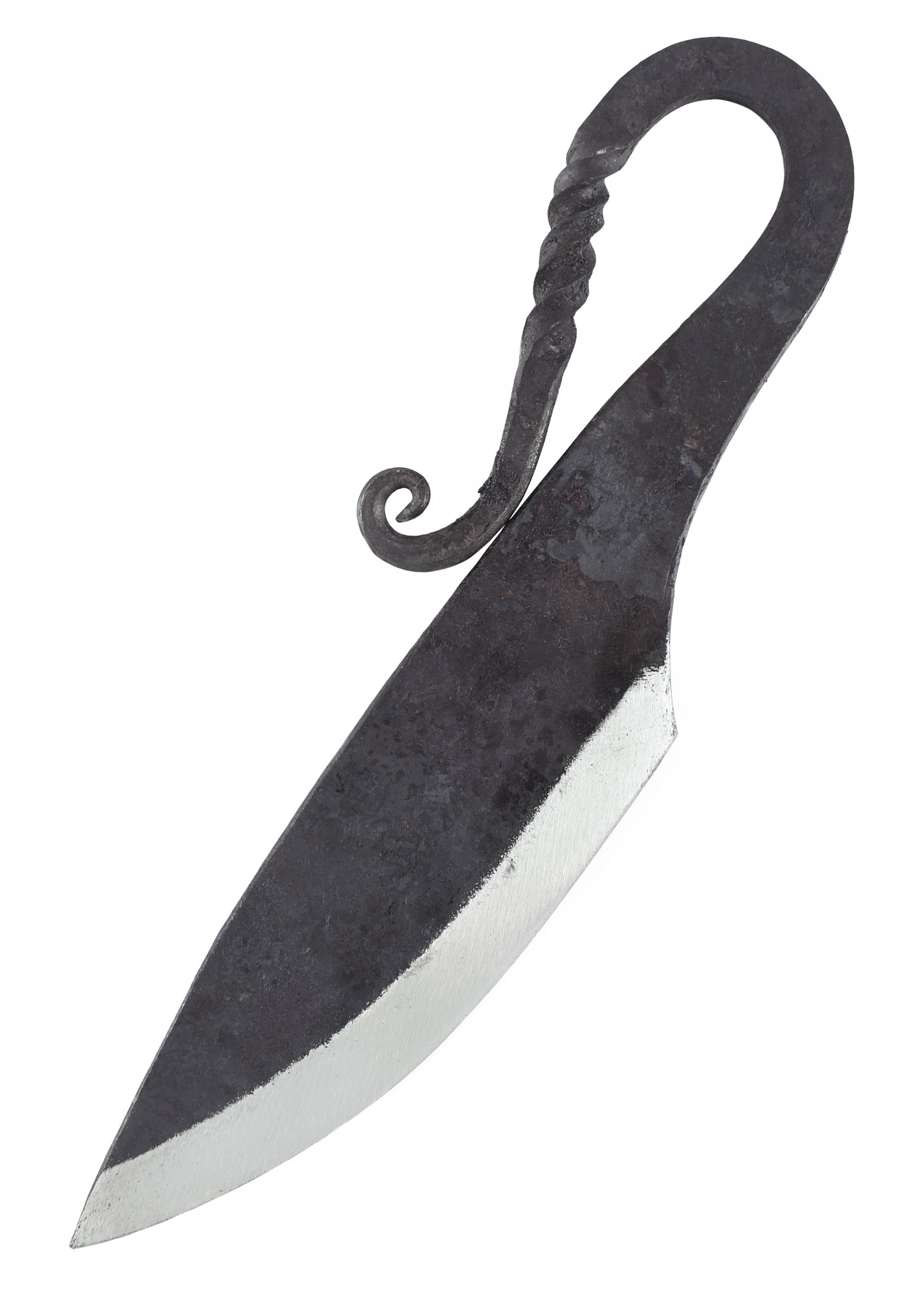 Imagen 1 - Cuchillo Medieval Temprano Con Funda De Cuero.