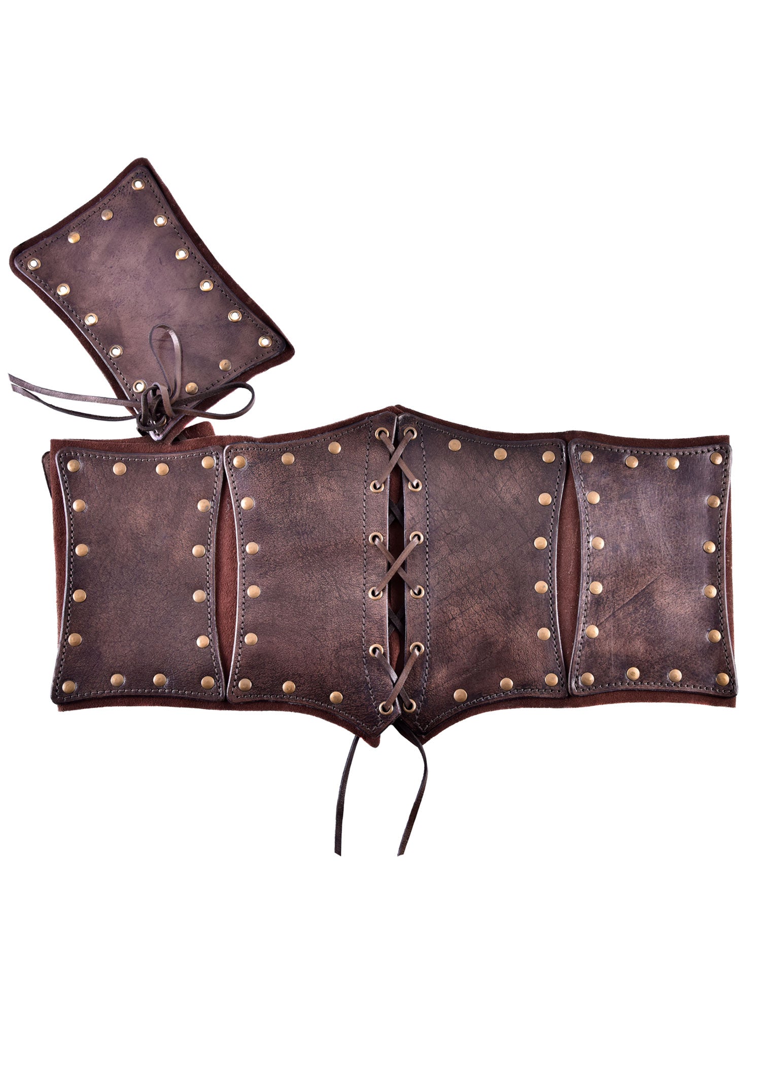 Imagen única de: Corset Bajo Pecho Elaborado En Piel, Forrado Con Ante, Varios Colores