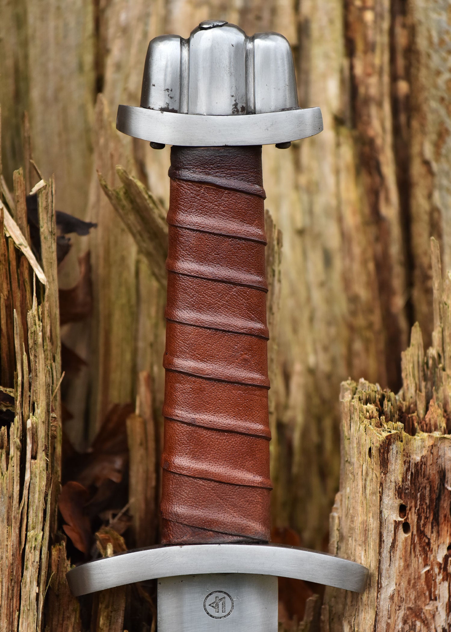 Imagen única de: Espada Vikinga Con Pomo De Tres Lóbulos, Lucha De Espectáculo, Categoría-B, Varias Longitudes