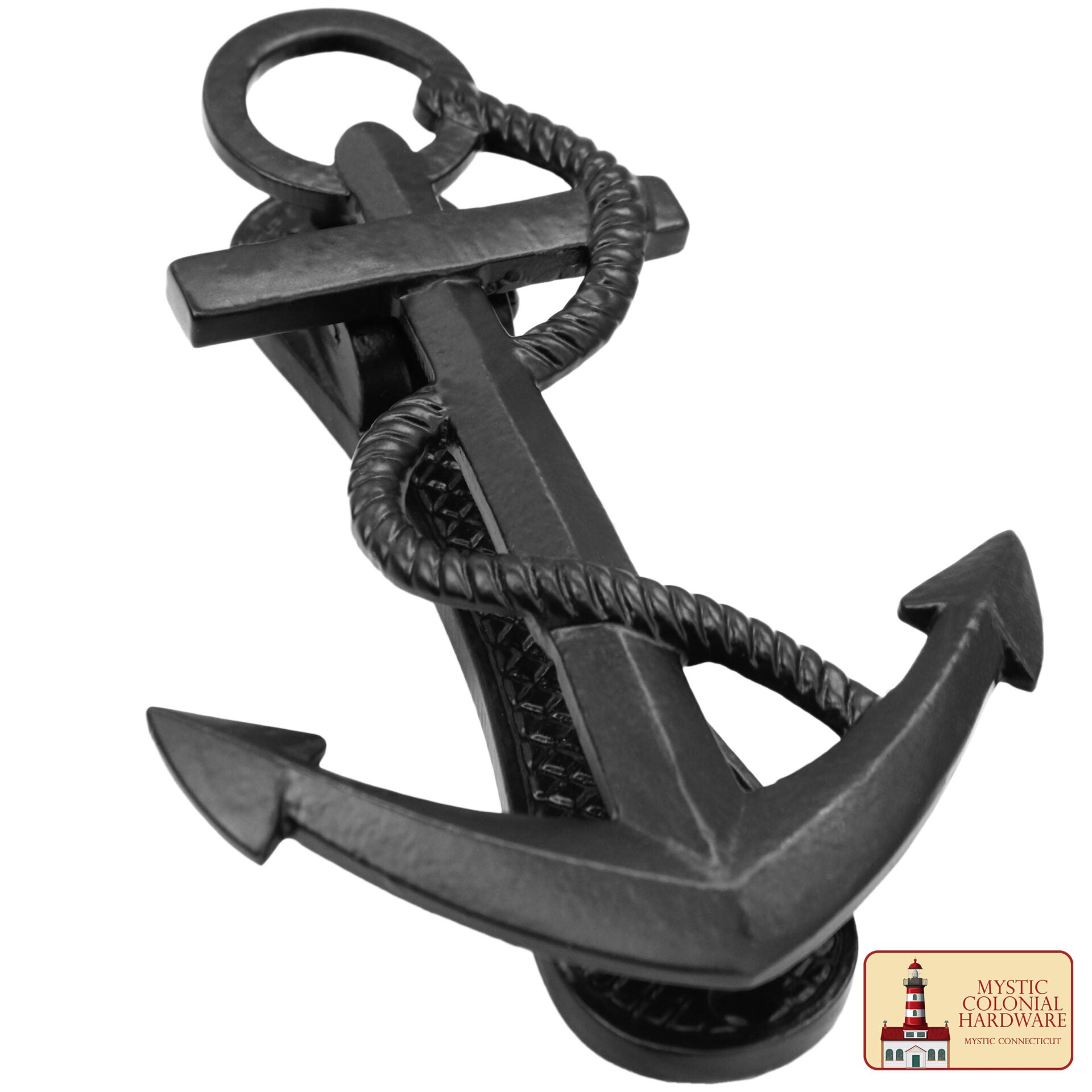 Imagen única de: Ancla Náutica Antiqued Door Knocker- Genuino Hierro Handforged - 6 Inches Tall