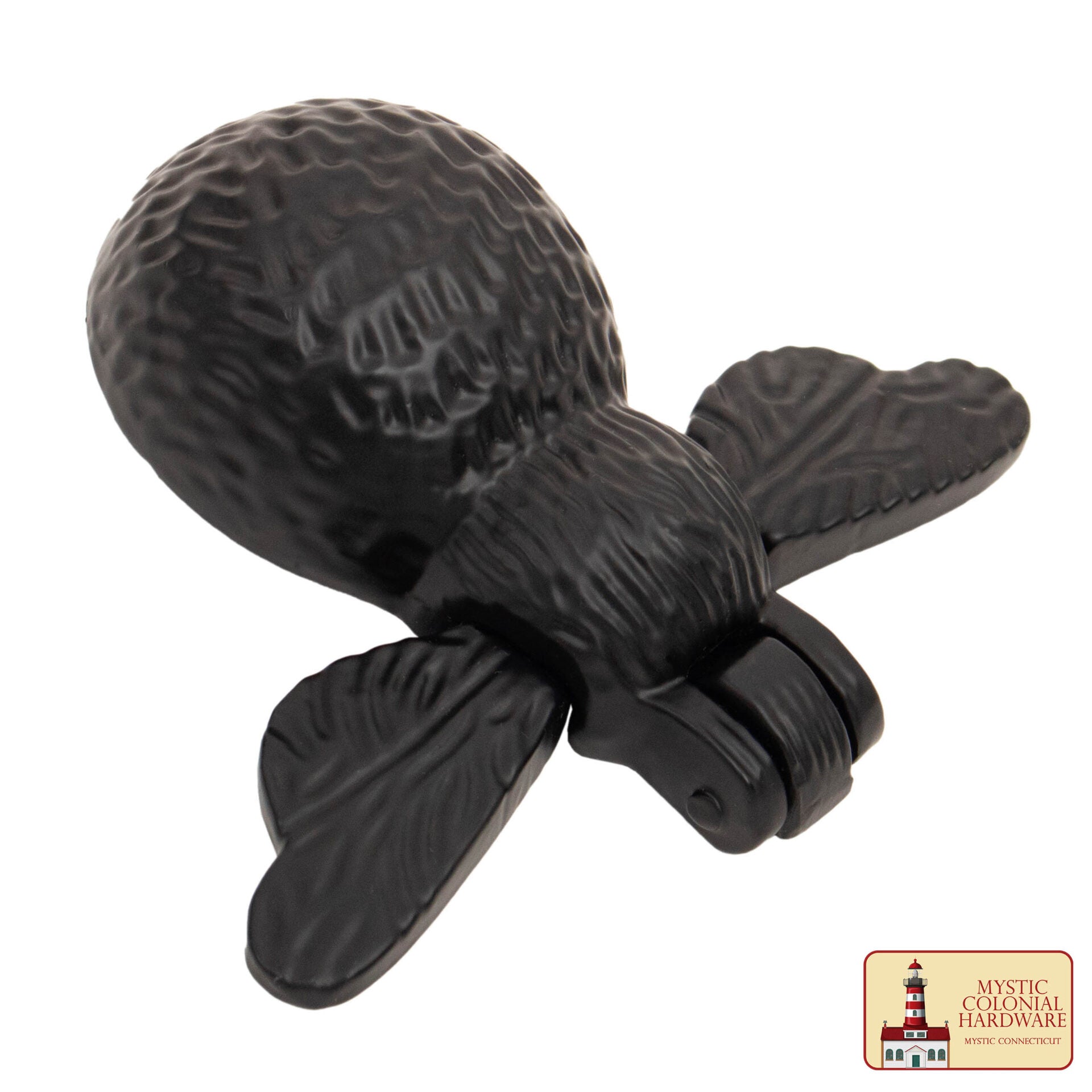 Imagen única de: Abejorro Rústico de Hierro Fundido: Ideal para Ambientes Victorianos, Coloniales, Retro, Steampunk, Góticos, Barrocos y Medievales, (10,3x12,2) Cm