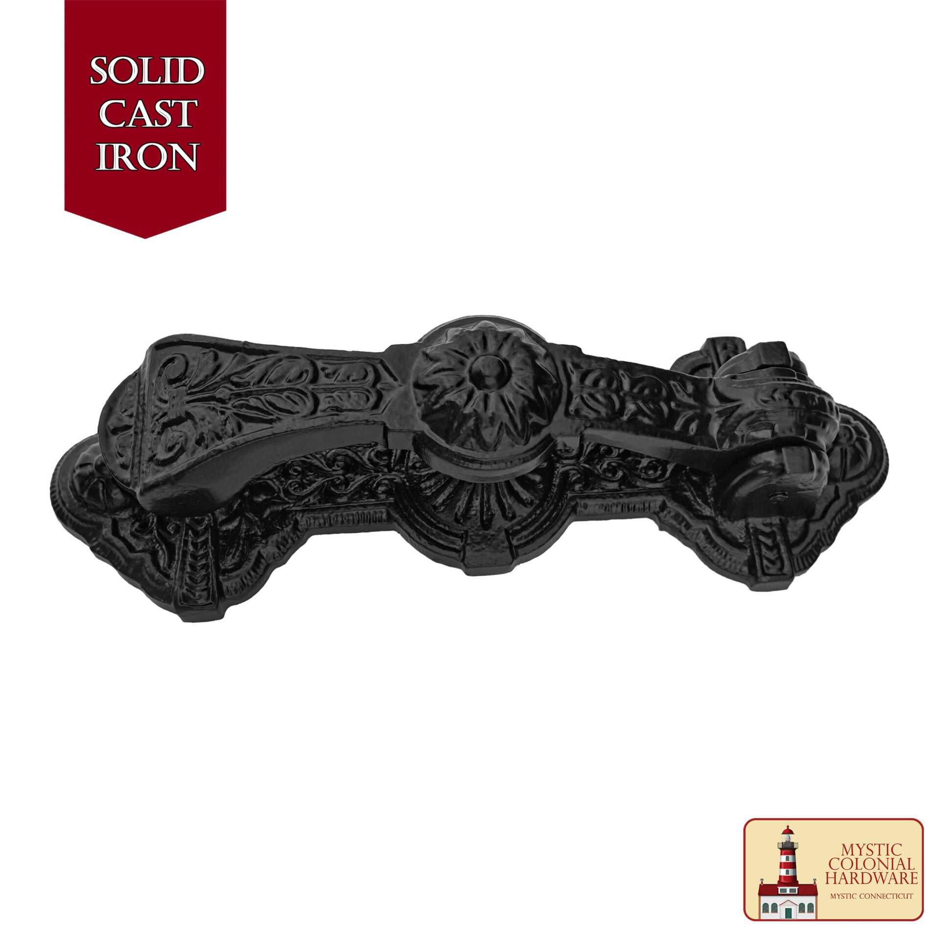 Imagen única de: Puerta de Entrada Decorativa con Revestimiento de Polvo Negro Aldaba Antigua Hecha a Mano