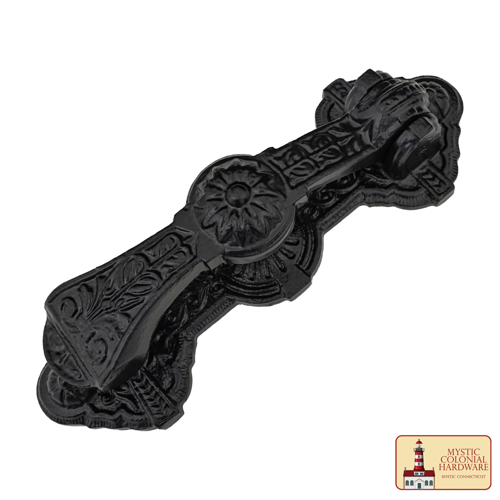 Imagen única de: Puerta de Entrada Decorativa con Revestimiento de Polvo Negro Aldaba Antigua Hecha a Mano