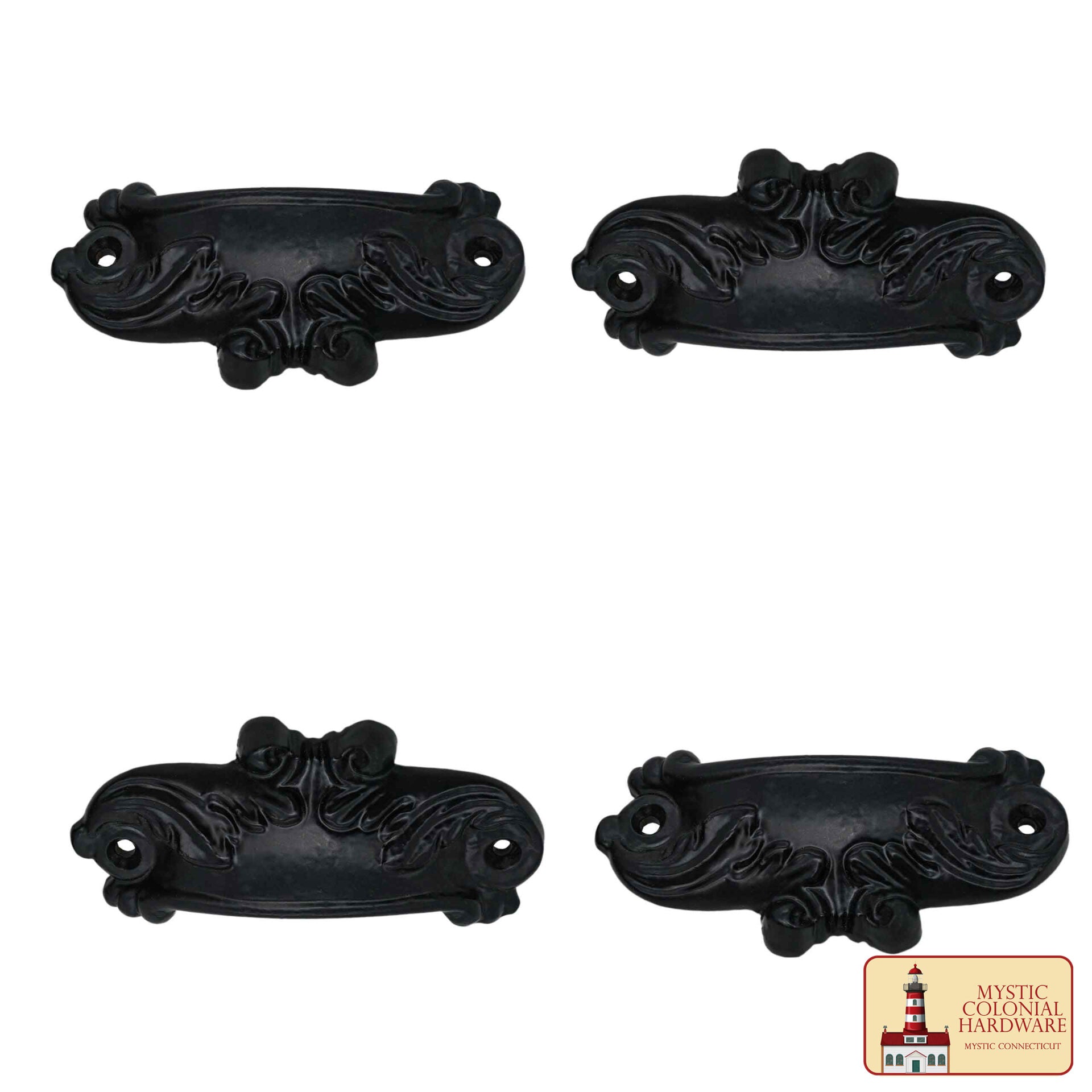 Imagen única de: Tiradores Rústicos de Hierro Fundido para Cajones Tiradores para Armarios: Ideales para Ambientes Victorianos, Coloniales, Retro, Steampunk, Góticos, Barrocos y Medievales, (10.3x5) Cm