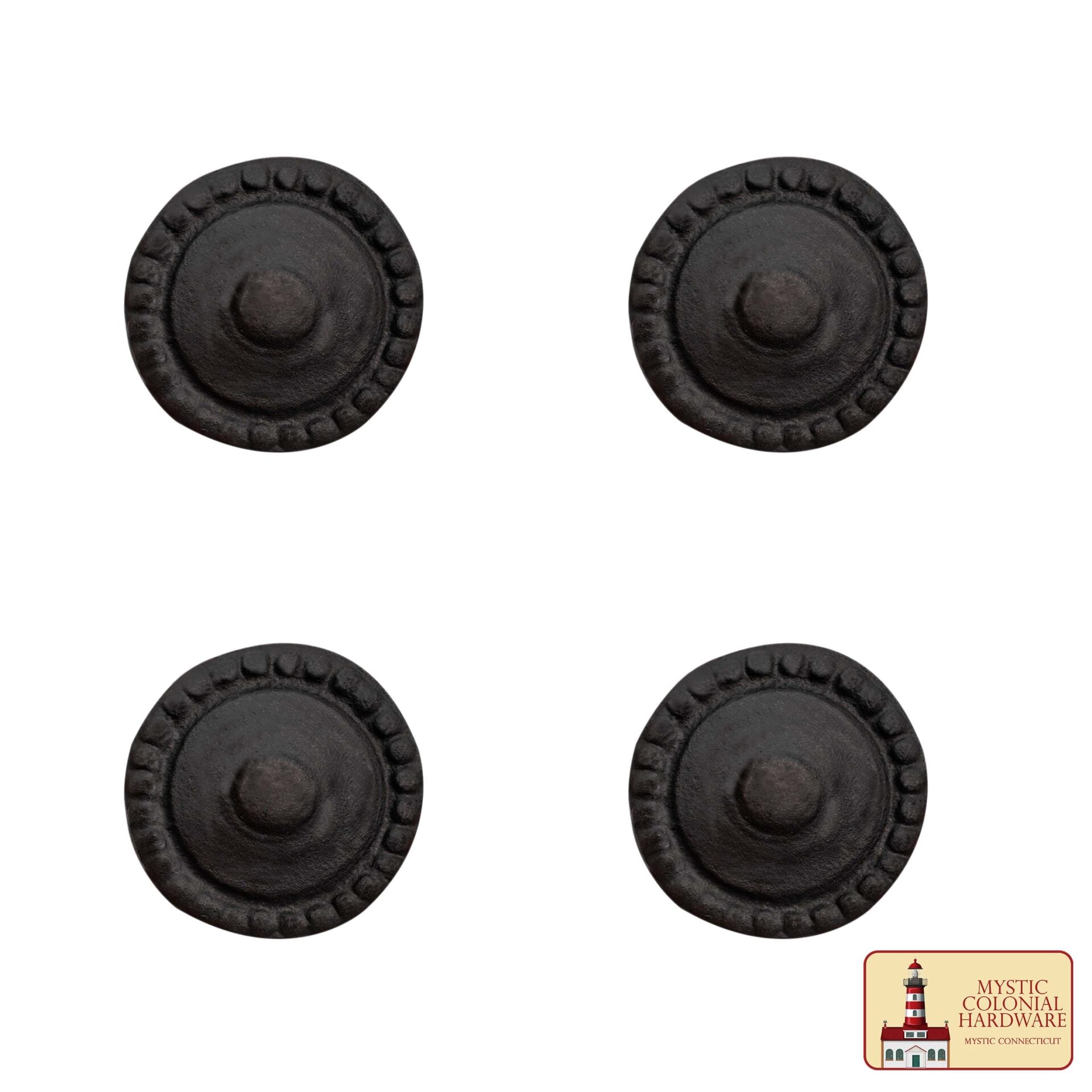 Imagen única de: Pack de 4 Tiradores de Hierro Forjado a Mano para Armarios