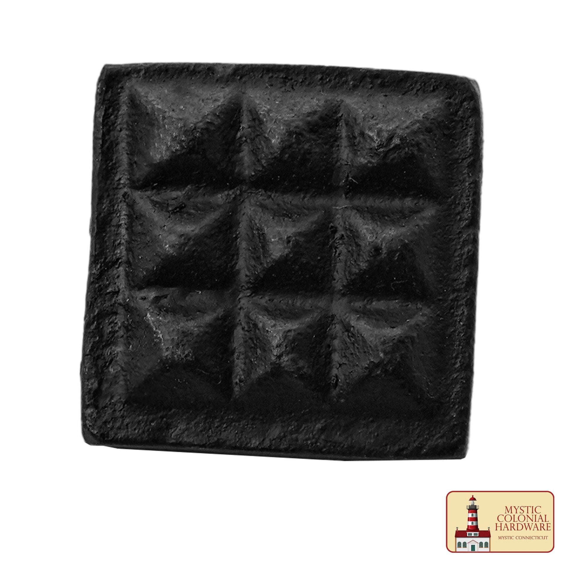 Imagen única de: Clavo Cuadrado Waffle Clavo - Hierro Forjado Sólido Victoriano, Colonial, Retro, Steampunck, Gótico, Barroco Medieval