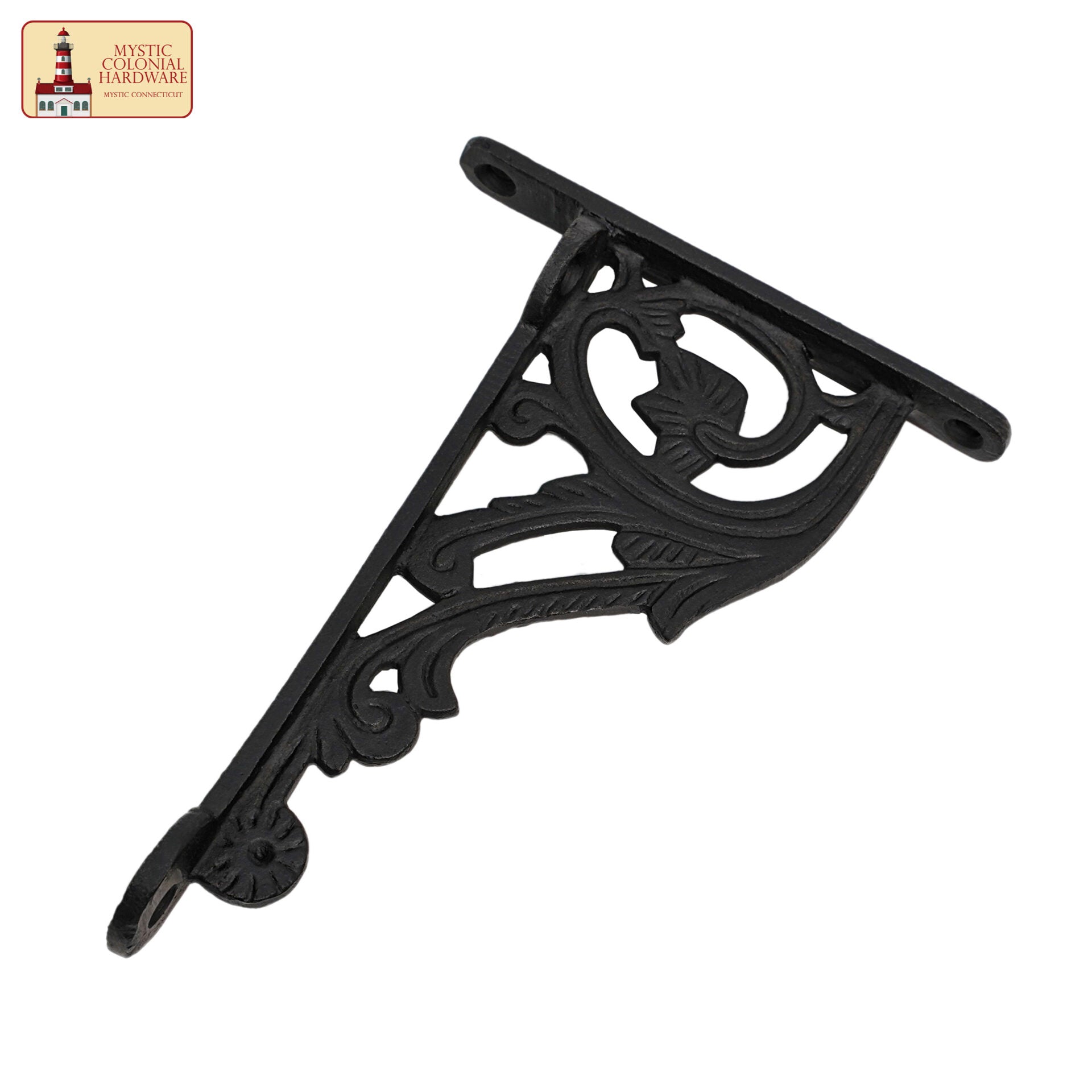 Imagen única de: Soportes Rústicos de Hierro Fundido para Estanterías : Ideal para Ambientes Victorianos, Coloniales, Retro, Steampunk, Góticos, Barrocos y Medievales (1 5. 5 X 10.6 ) Cm
