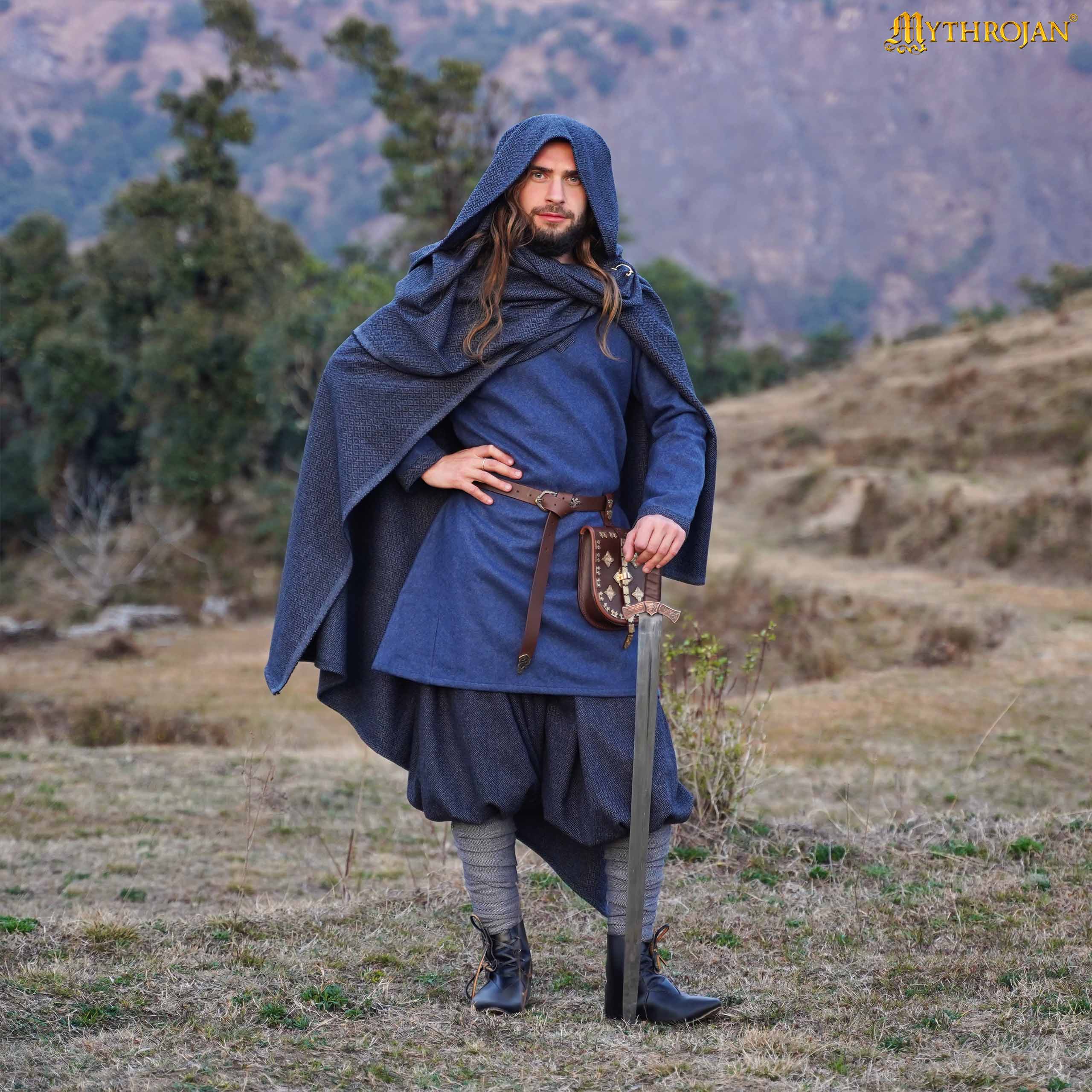 Imagen única de: Capa Vikinga Alaric: Estilo Audaz y Calidez Práctica en Un Diseño Histórico