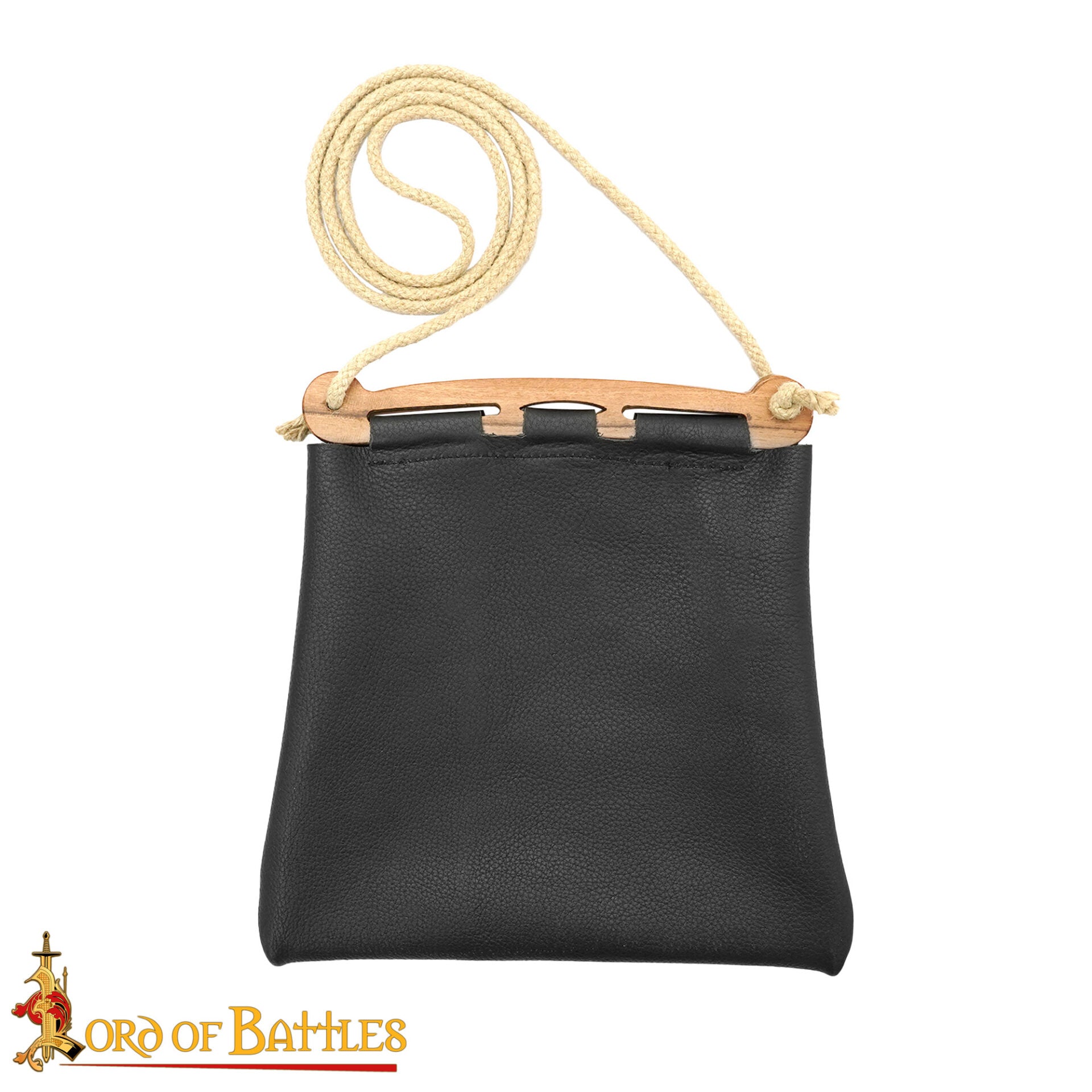 Imagen única de: Bolso de Piel Hedeby de Inspiración Histórica Vikinga