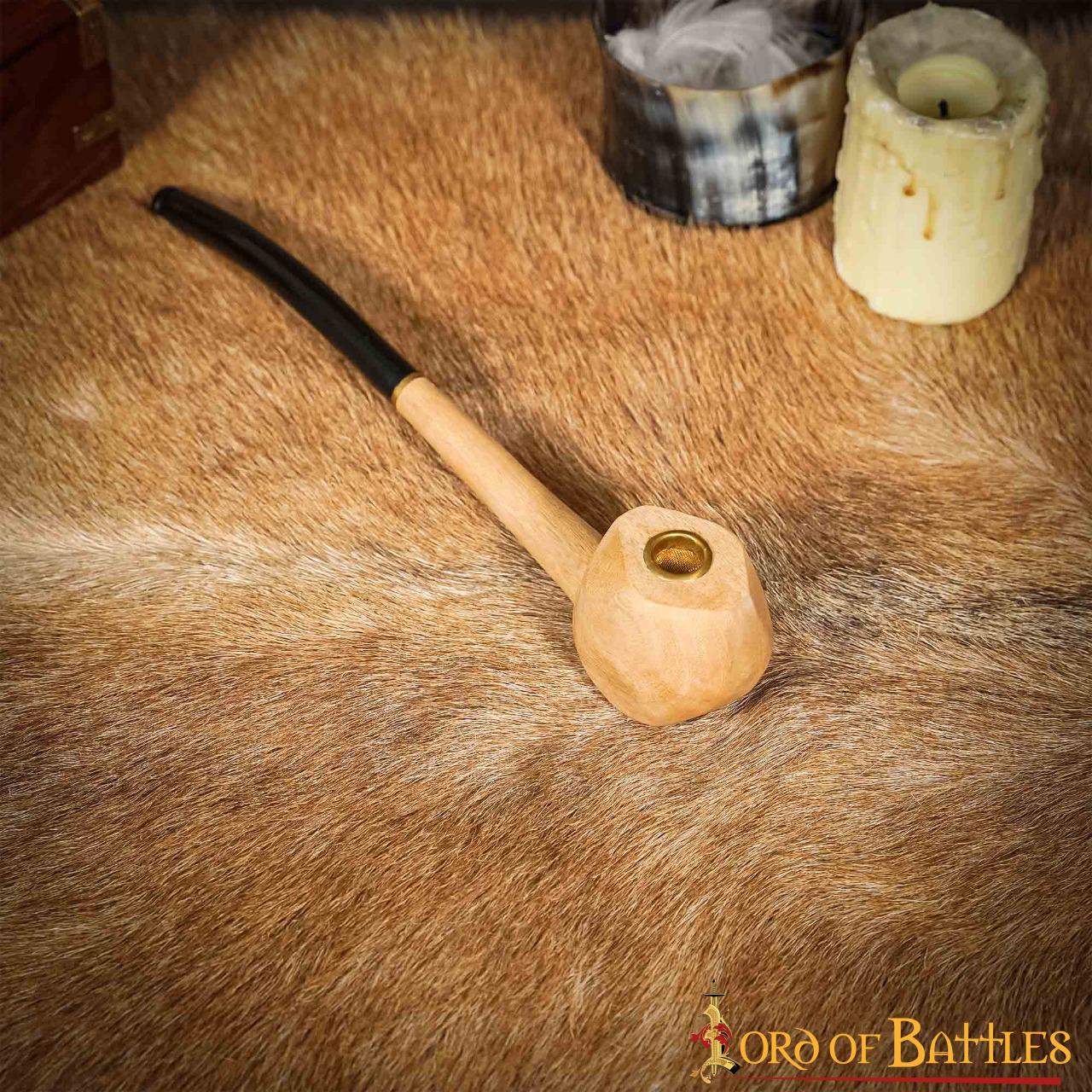 Pipa de Fumar Shire Churchwarden Long Stem con Malla de Latón - Imagen 12