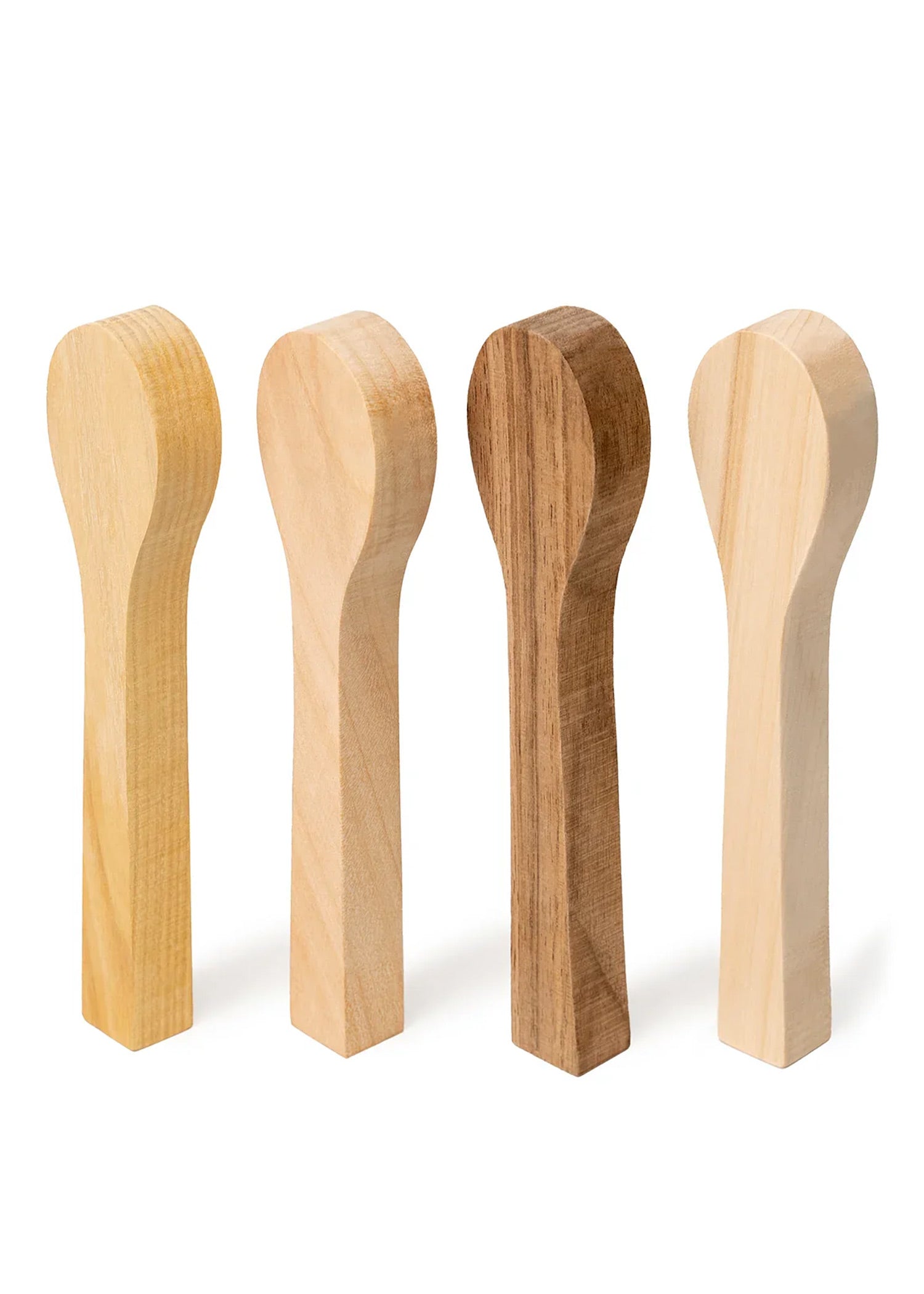 Imagen única de: Juego De Cucharas En Blanco (Cereza, Lima, Mora, Nuez), Beavercraft
