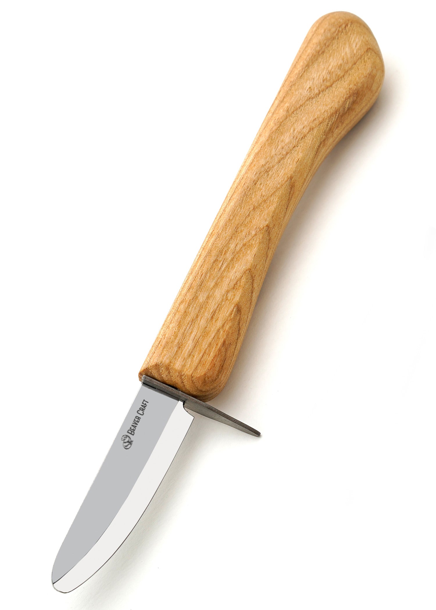 Imagen única de: Cuchillo De Trinchar Pequeño Para Niños Con Funda De Cuero, Beavercraft