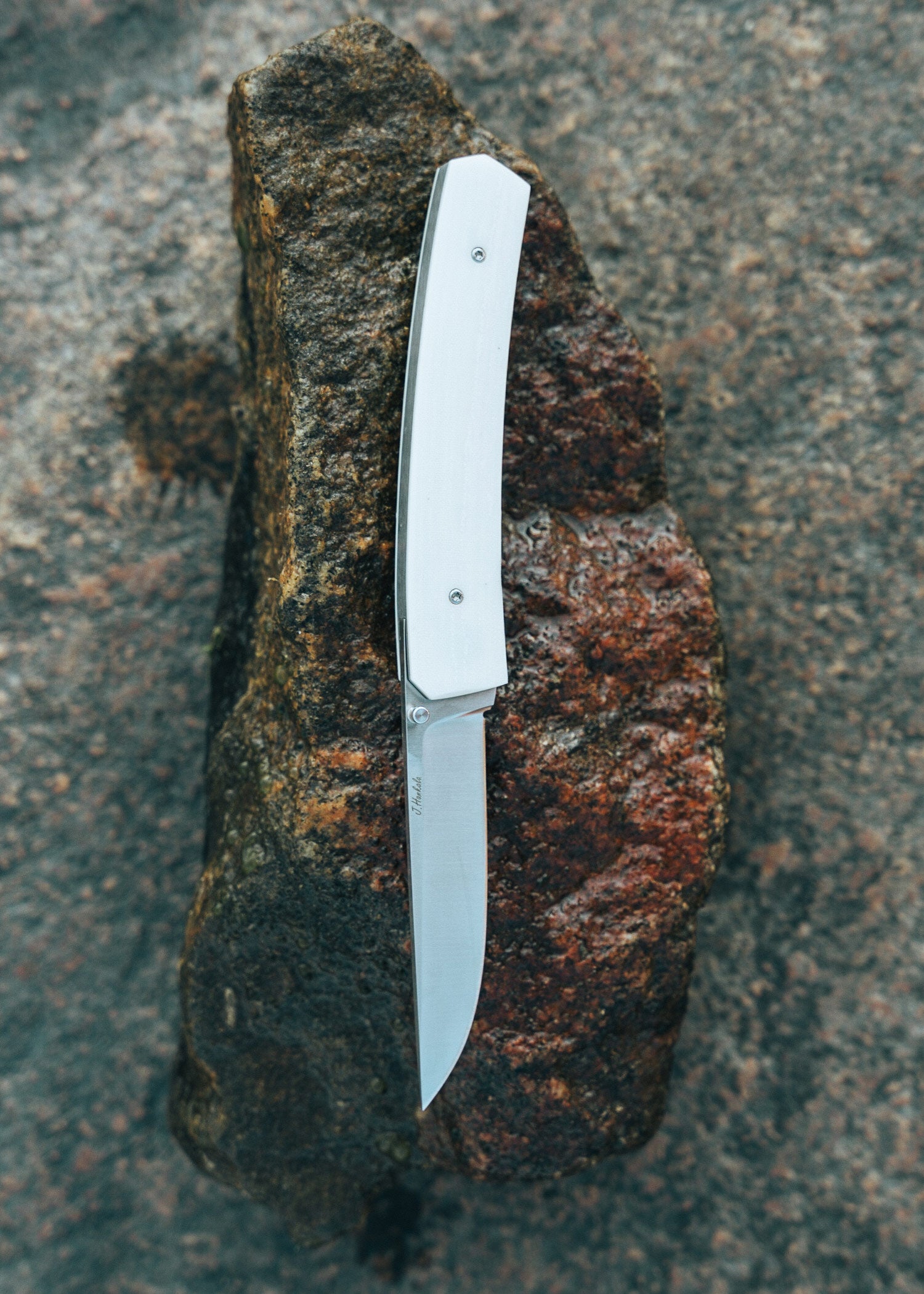 Imagen única de: Navaja Brisa Piili 85 - Micarta Marfil