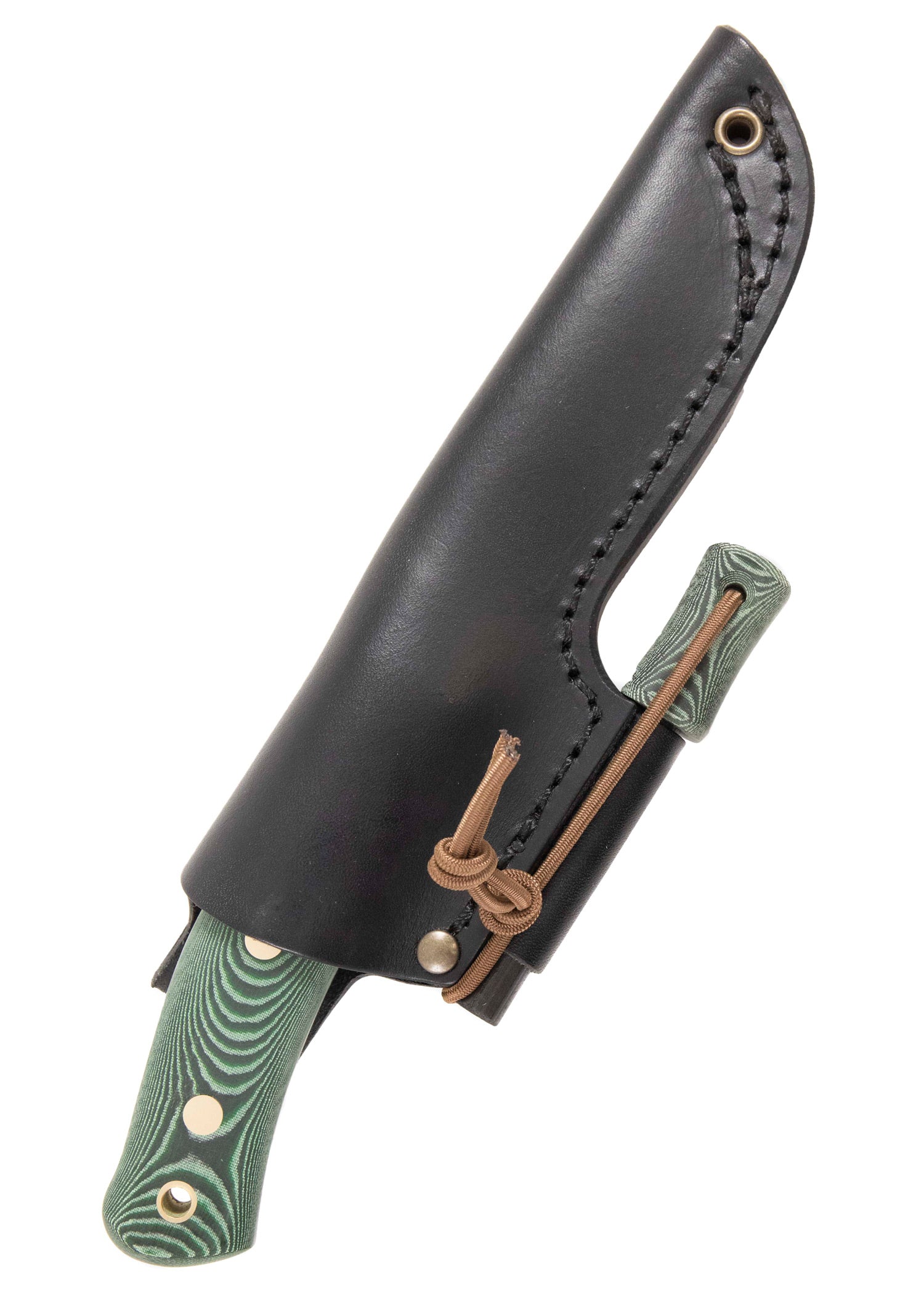 Imagen única de: Cuchillo Forestal Sueco N°10, Micarta Verde, Firesteel