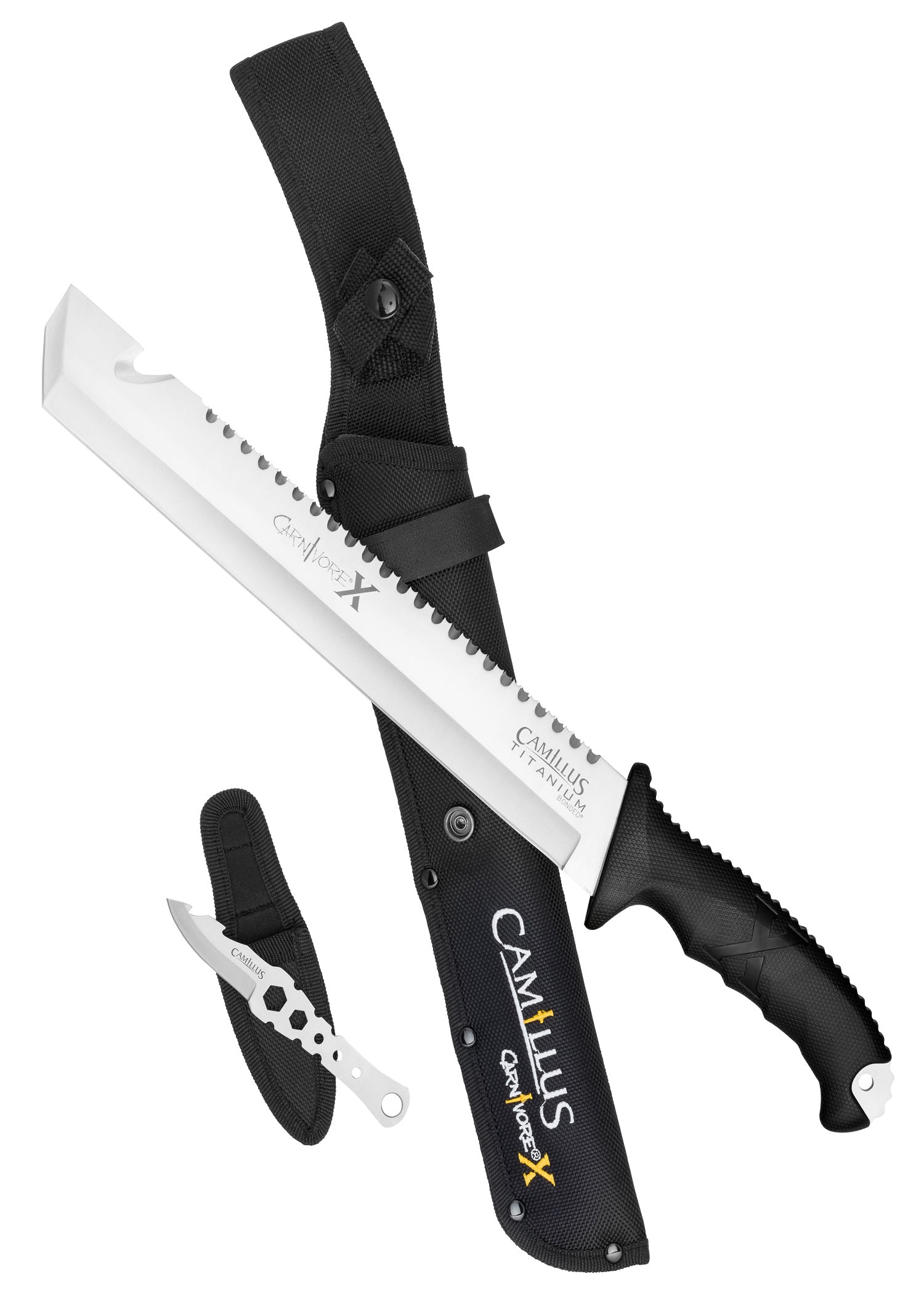 Imagen única de: Camillus Carnivore X, Machete, Mango Negro