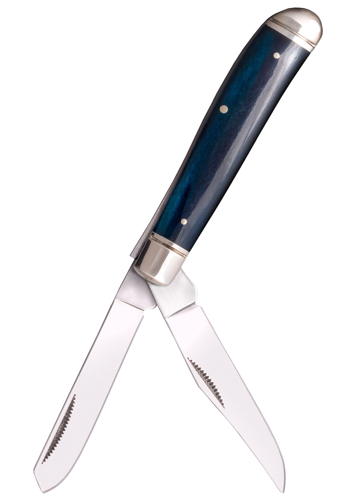 Imagen única de: Navaja Mini Trapper, Mango De Hueso Azul, Cold Steel