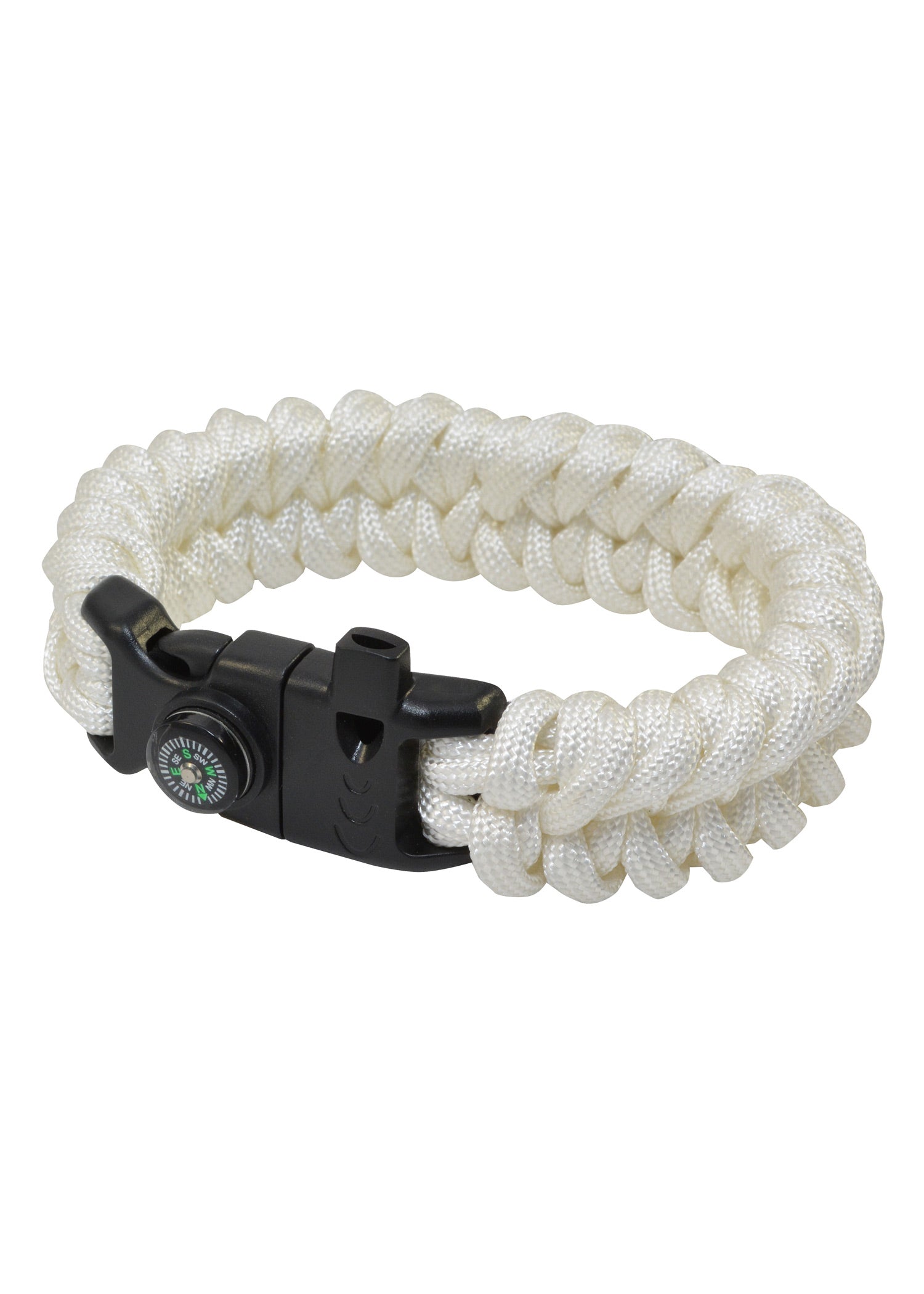 Imagen única de: Pulsera Cuda Para Hombre 9,75, Talla Grande (Con Brújula Y Silbato)"
