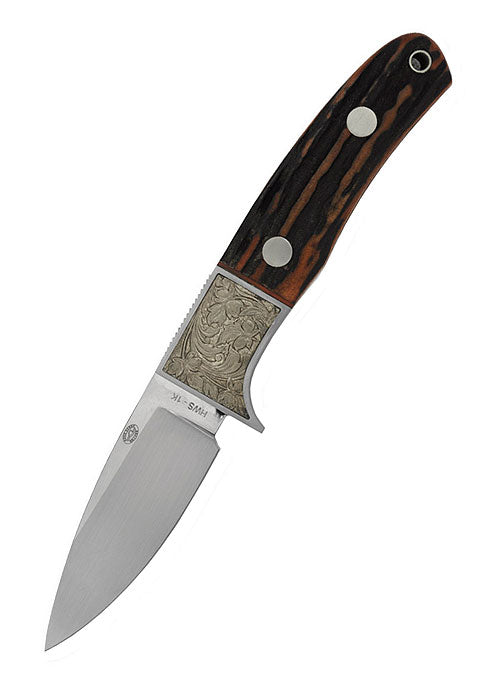 Imagen única de: Cuchillo Sika Con Hoja Drop Point Y Mango De Asta De Ciervo