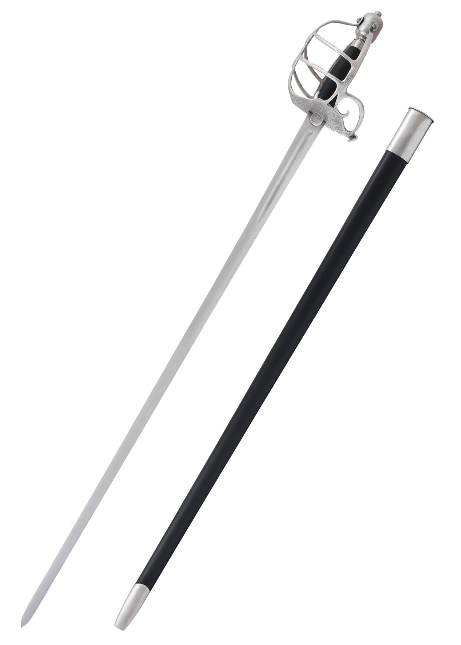 Imagen única de: Espada De Cesta Mortuoria, Adecuada Para Espectáculo De Combate, Categoría-B