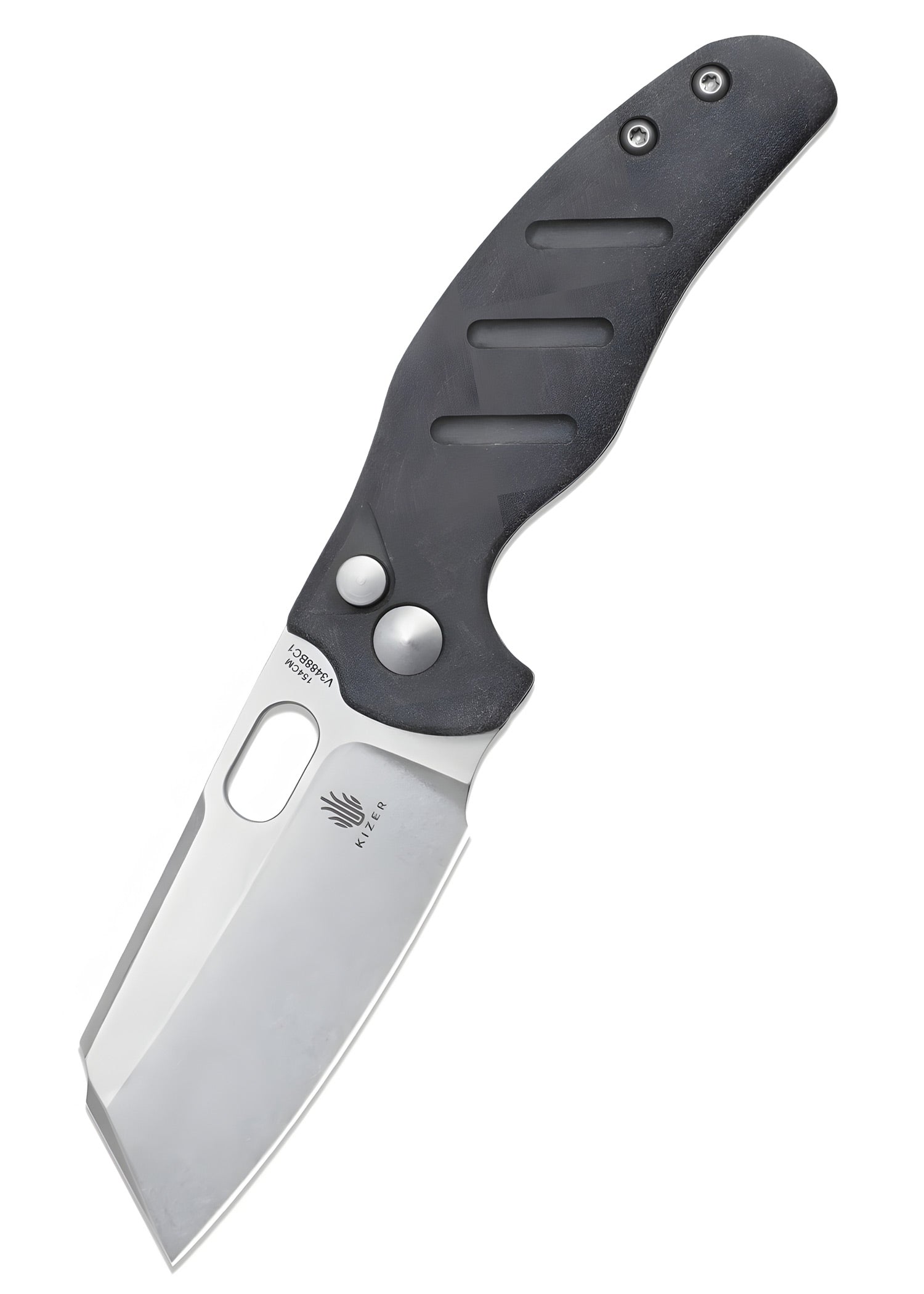 Imagen única de: Navaja De Bolsillo Kizer Knives Sheepdog C01c Mini, Richlite, Lavada A La Piedra
