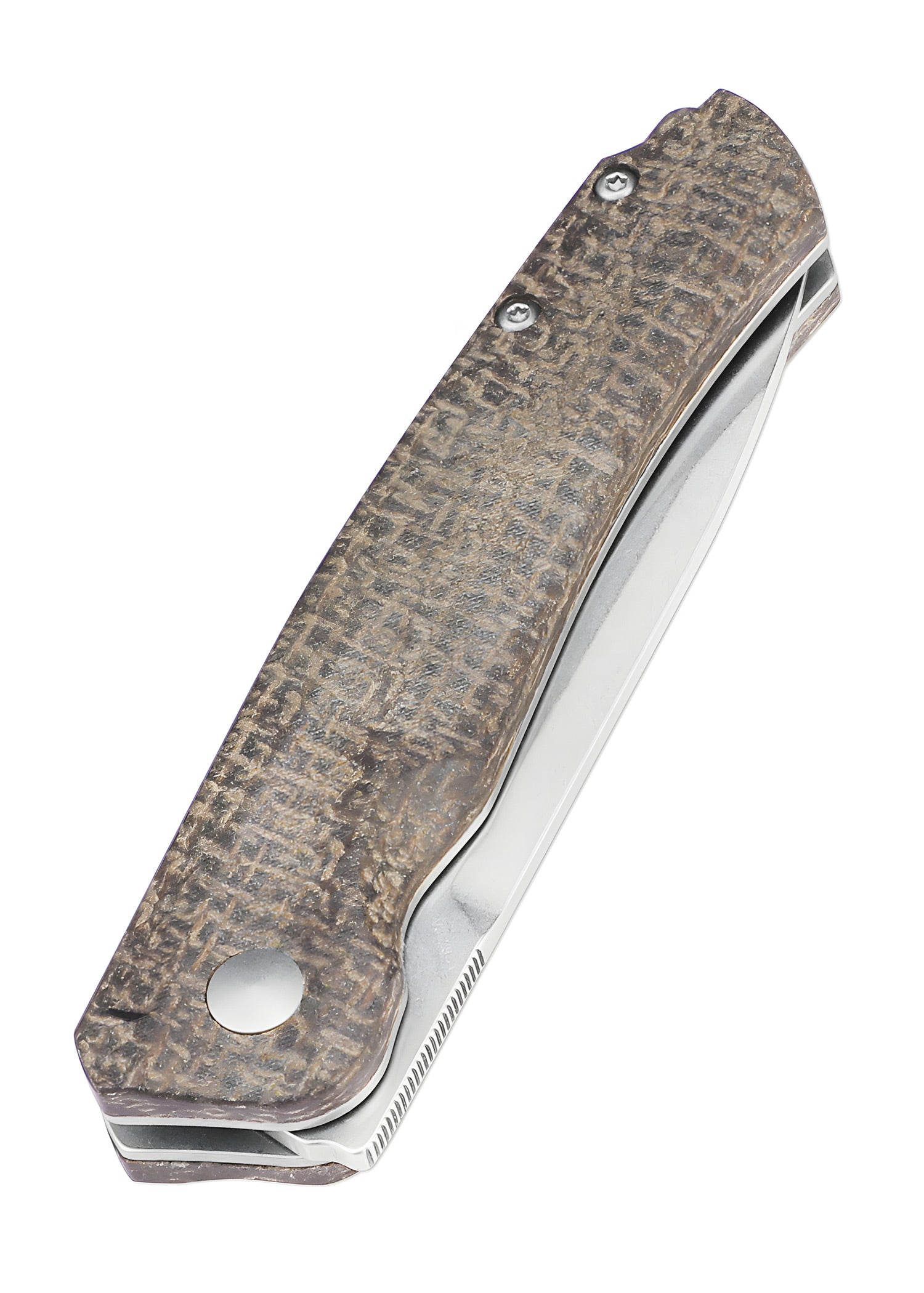 Imagen única de: Navaja Kizer Knives Agressor, Micarta, Lavada A La Piedra