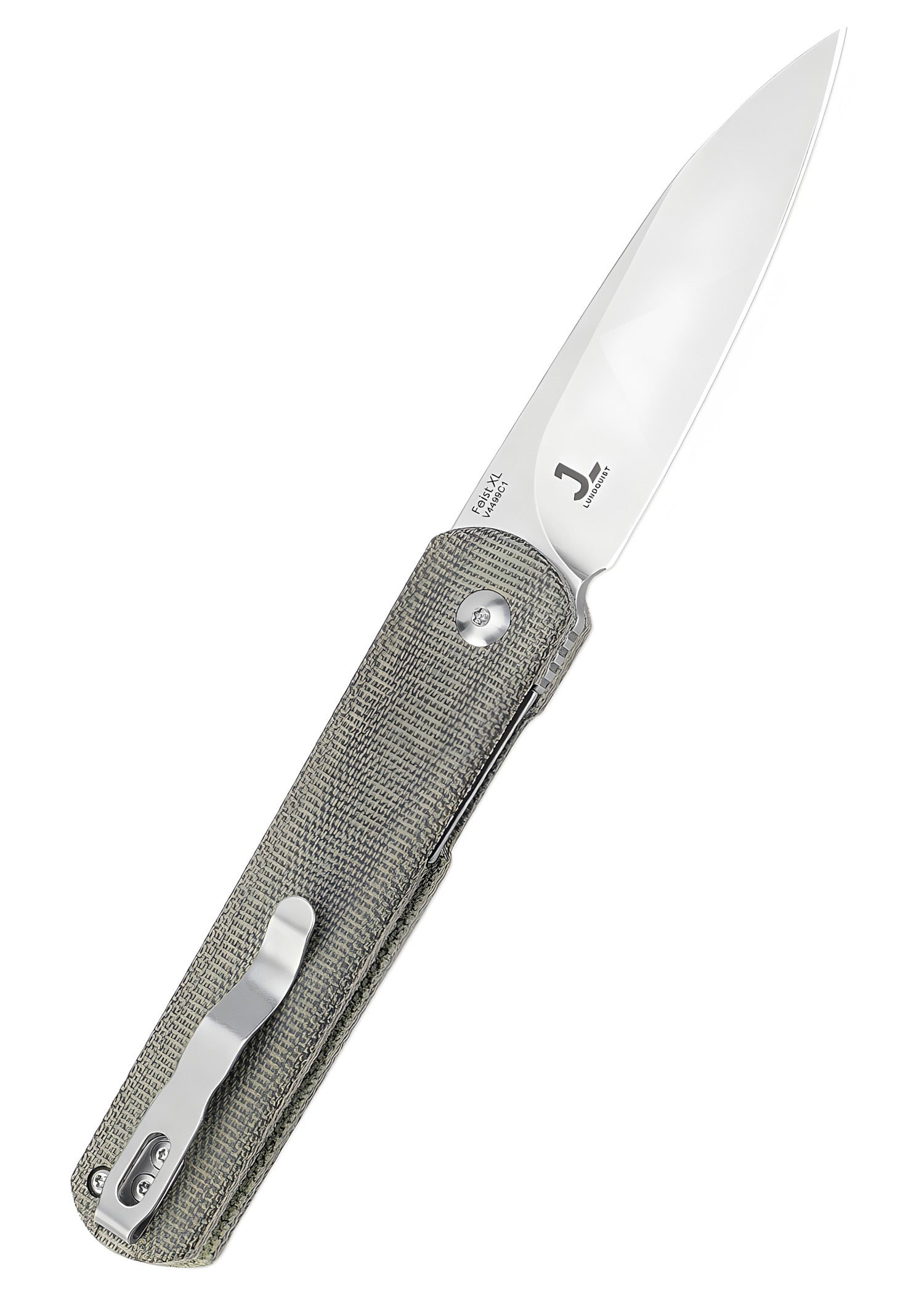 Imagen única de: Navaja Kizer Knives Feist Xl, Micarta, Lavada A La Piedra
