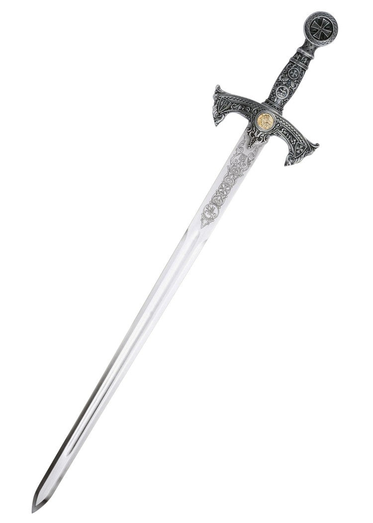 Imagen única de: Espada Corta Templaria, Color Plata.