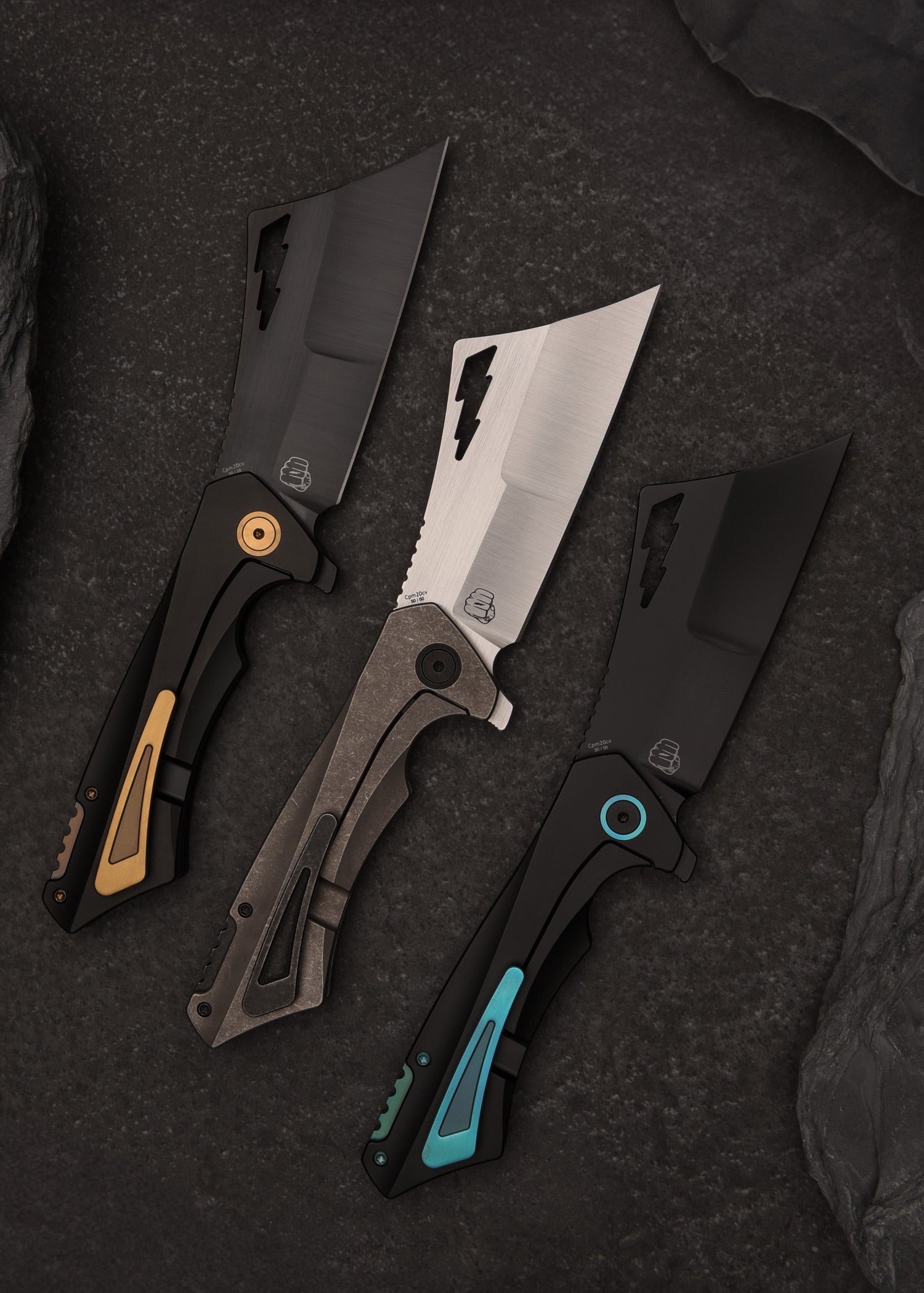 Imagen única de: Navaja Nemley Cleaver, Exclusiva, Satin Gentleman