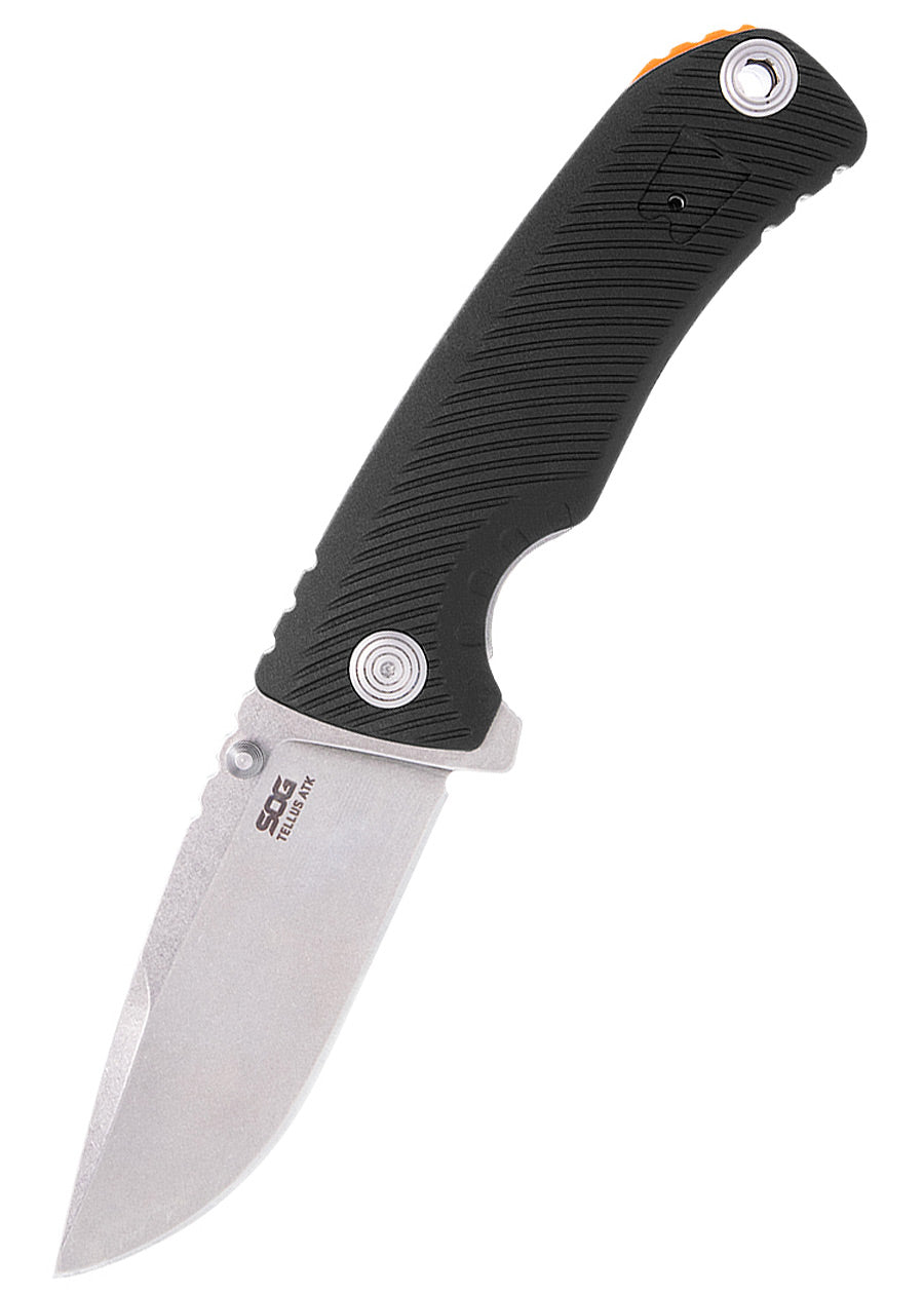 Imagen única de: Sog Tellus Atk - Negro + Naranja Blaze, Navaja De Bolsillo