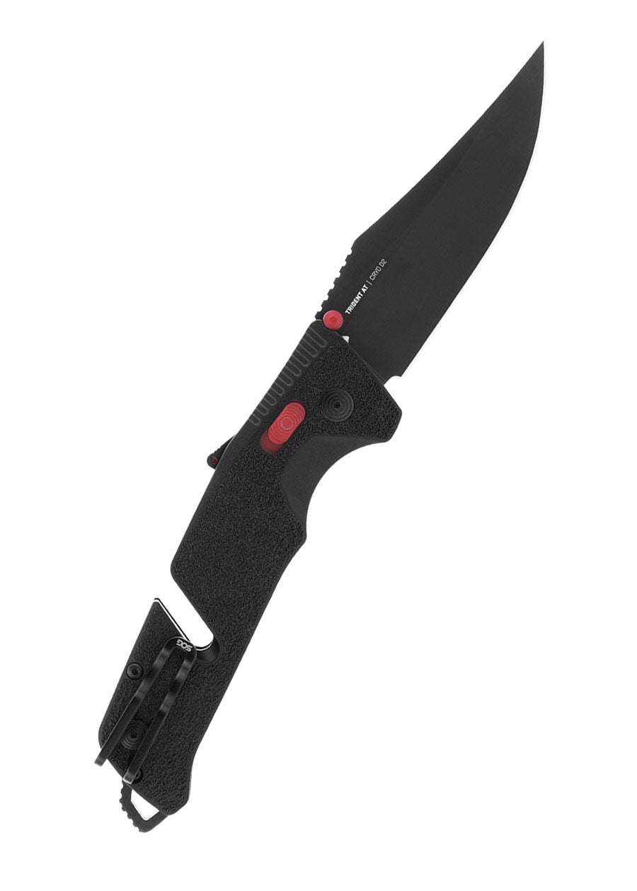 Imagen 2 - Navaja Trident At - Negra Y Roja, Sog