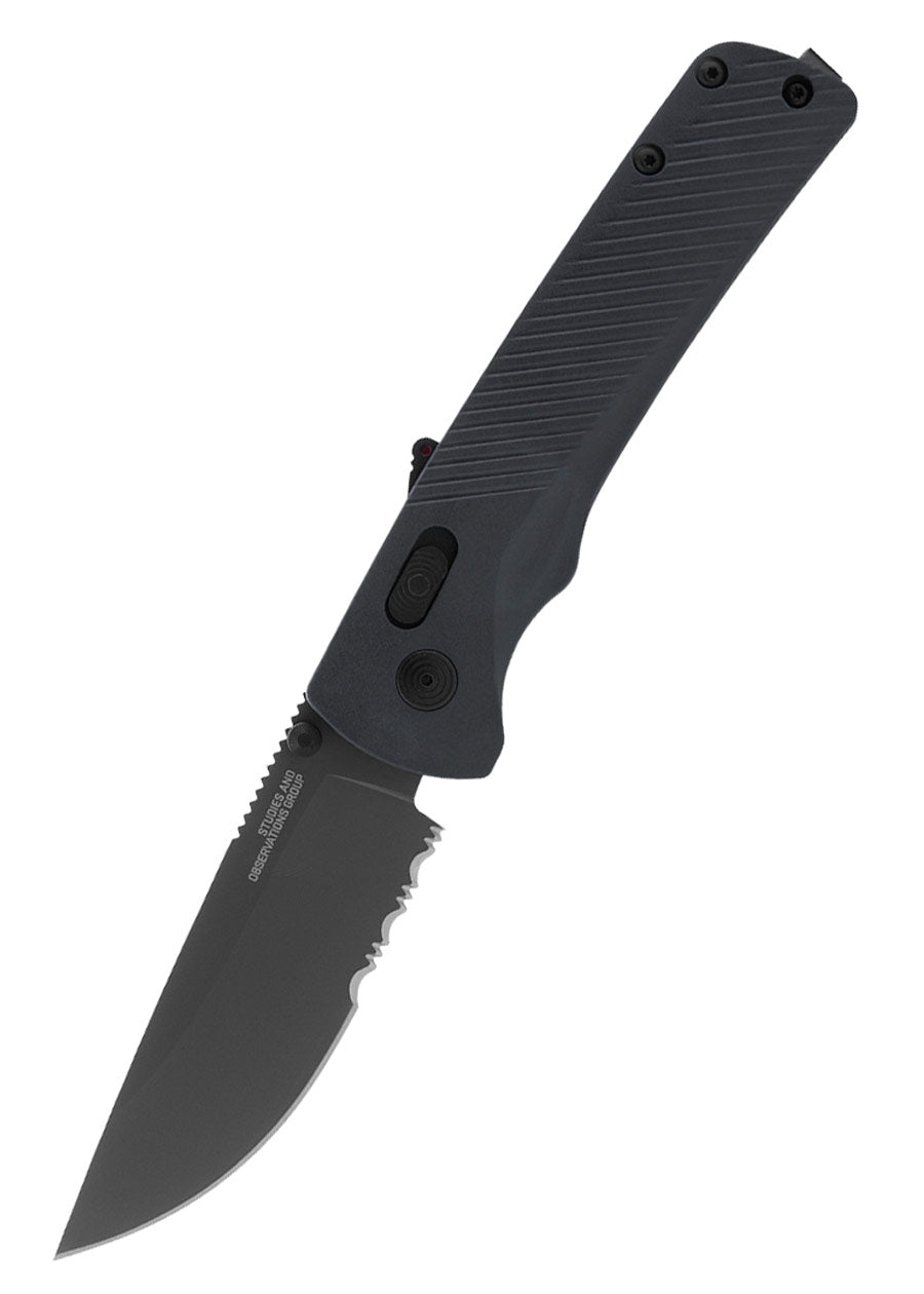 Imagen única de: Navaja Flash At - Urban Grey - Parcialmente Dentada, Sog