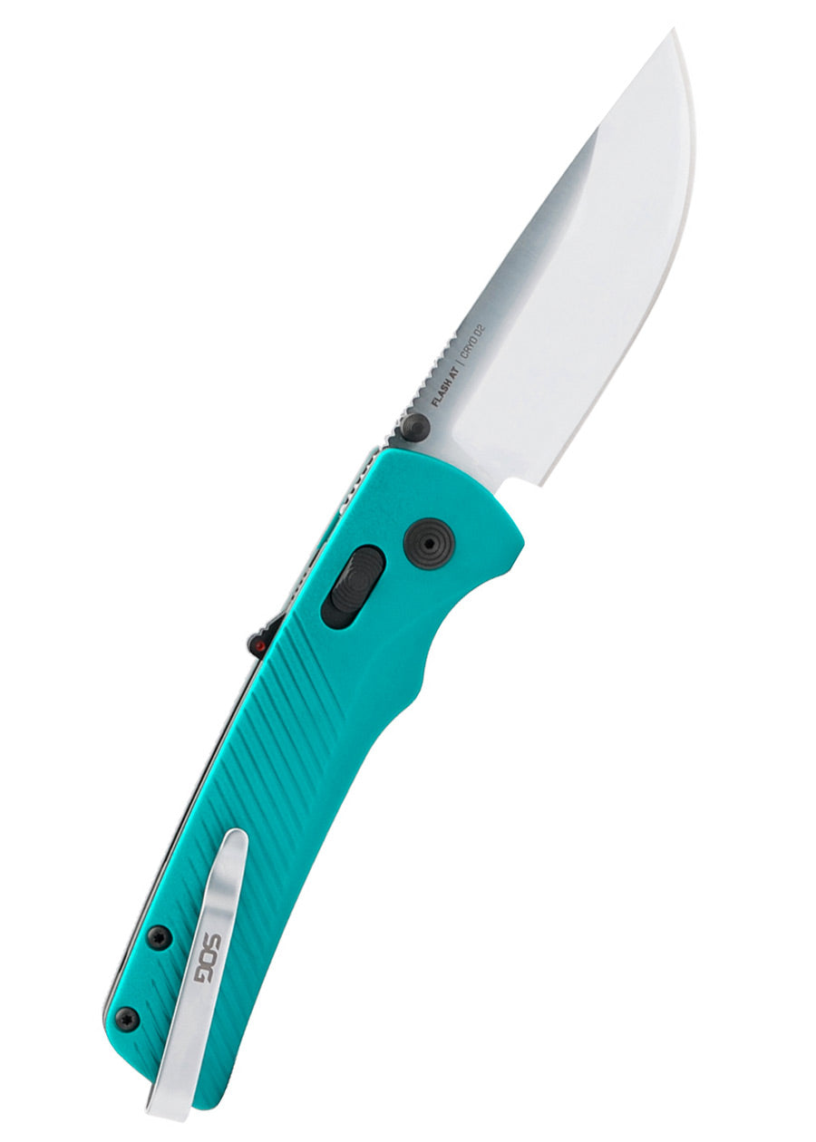 Imagen única de: Sog Flash At - Verde Petrol, Navaja De Bolsillo