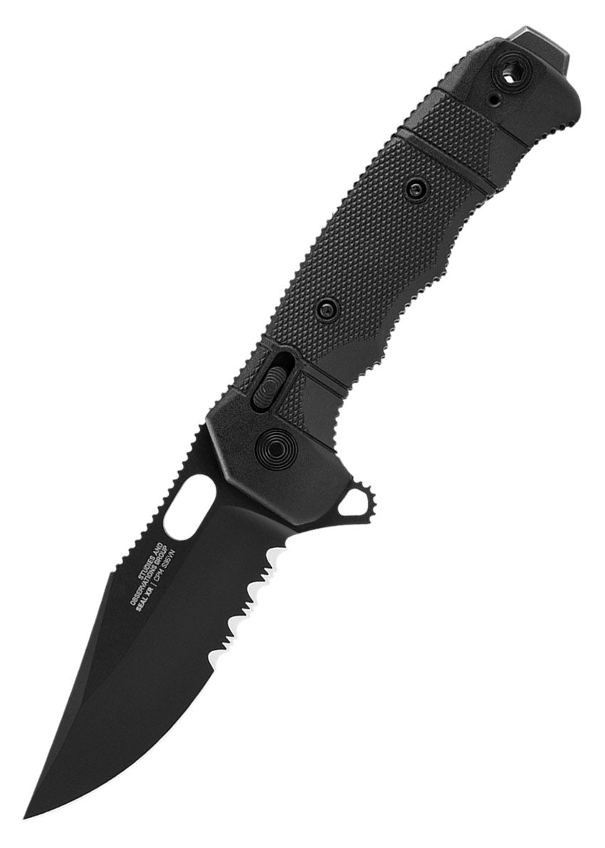 Imagen única de: Navaja De Bolsillo Seal Xr - Filo Dentado Parcial - Fabricada En Ee. Uu., Sog