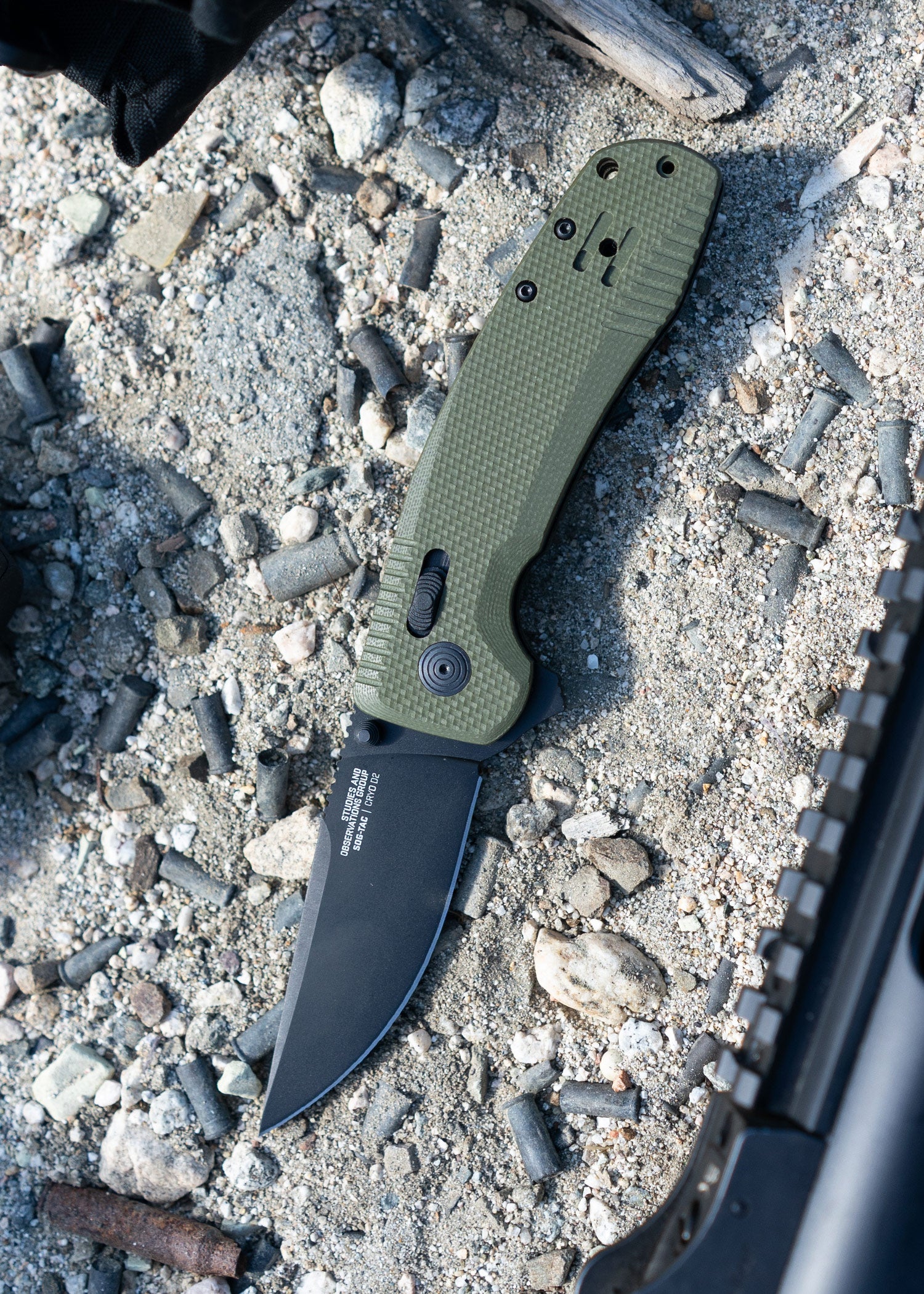 Imagen 5 - Navaja De Bolsillo Sog-tac Xr Od Verde