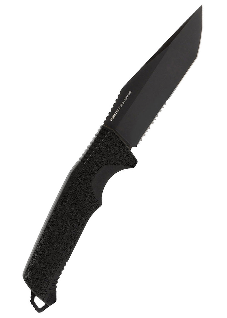 Imagen única de: Sog Trident Fx, Blackout, Parcialmente Serrado, Cuchillo Fijo