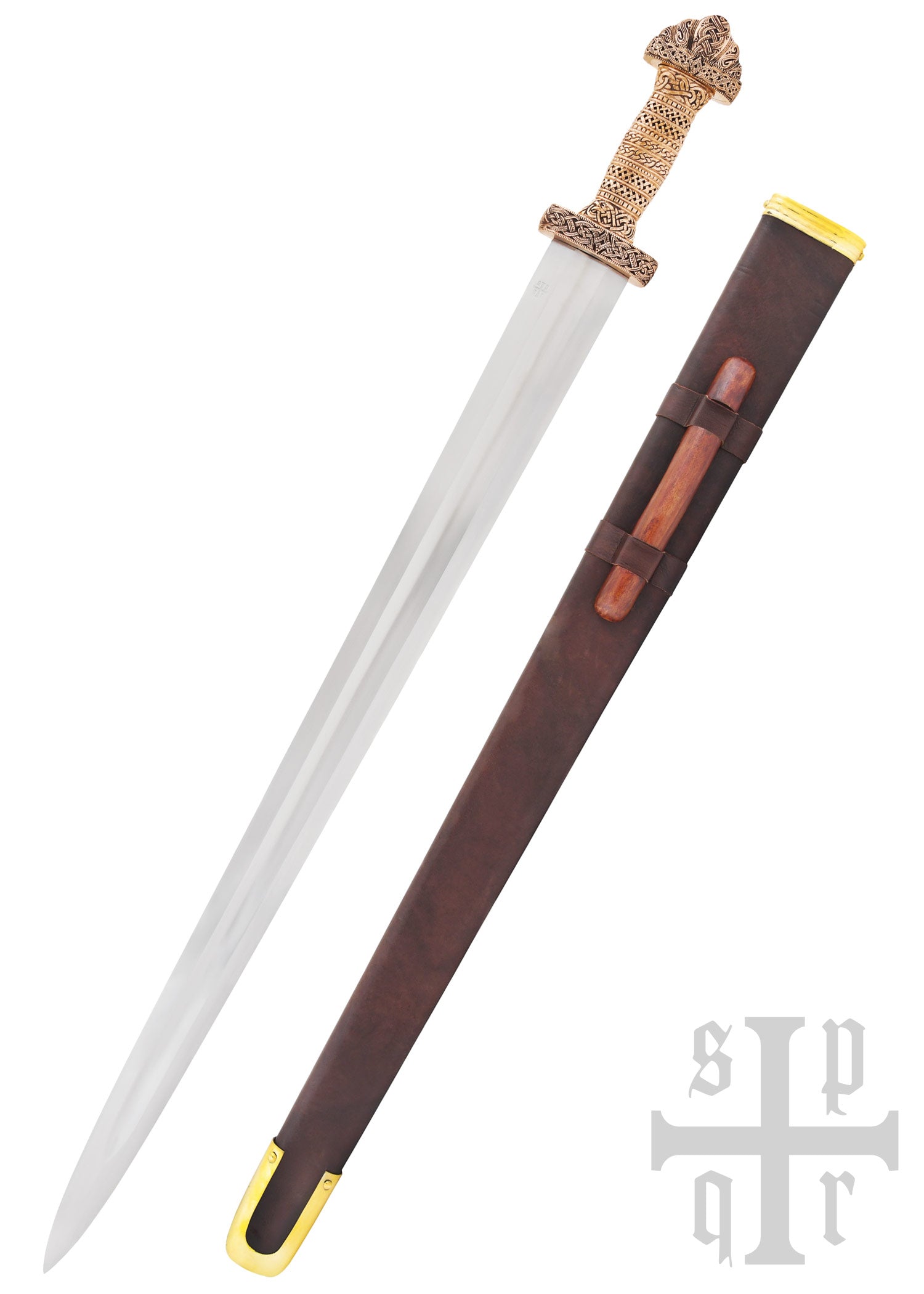 Imagen única de: Espada Del Período Vendel De Gotland (Broa), Siglo Viii, Mango De Bronce Categoría-B