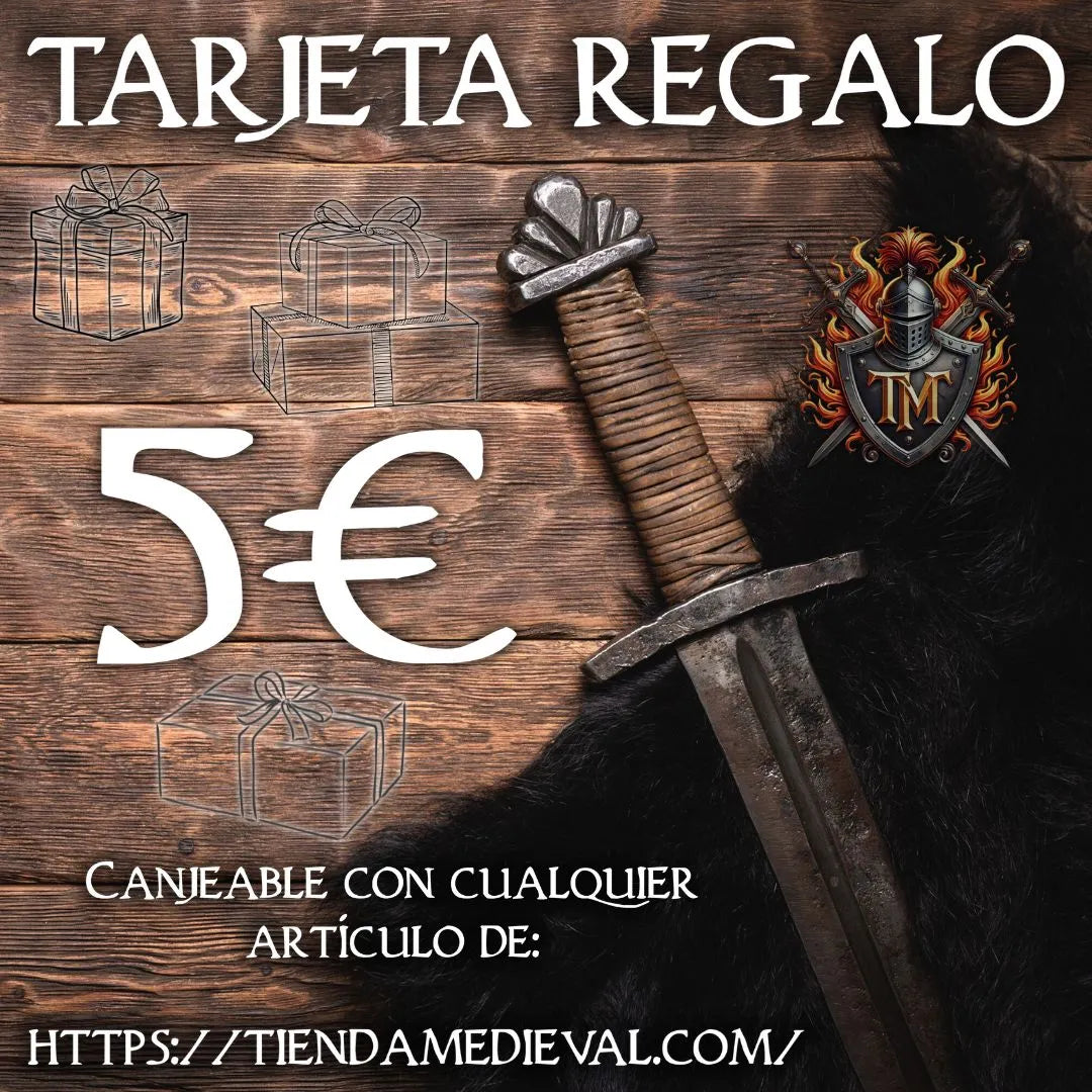 Imagen única de: Tarjeta Regalo Tienda Medieval