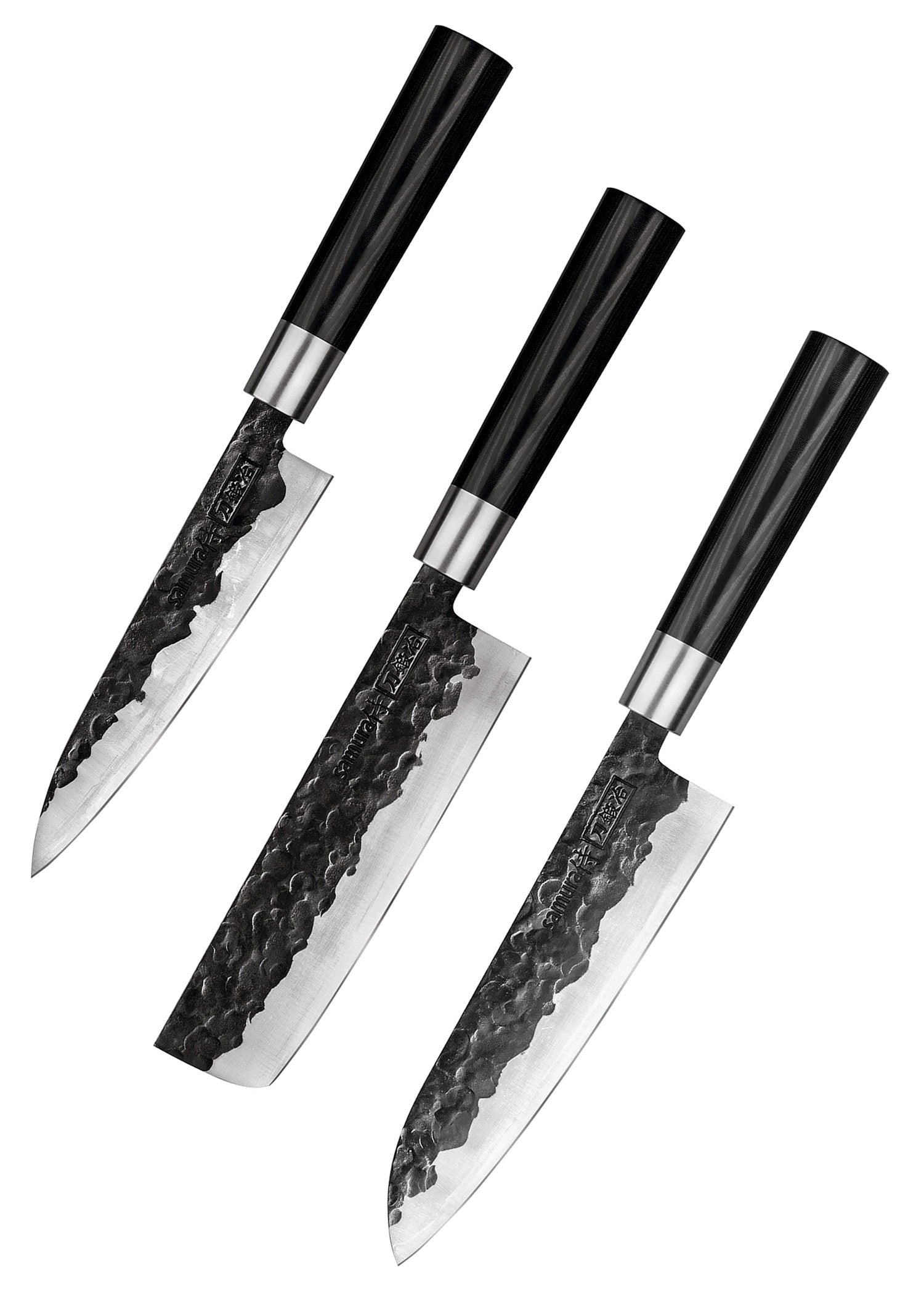 Imagen 1 - Juego De 3 Cuchillos De Cocina Samura Blacksmith.