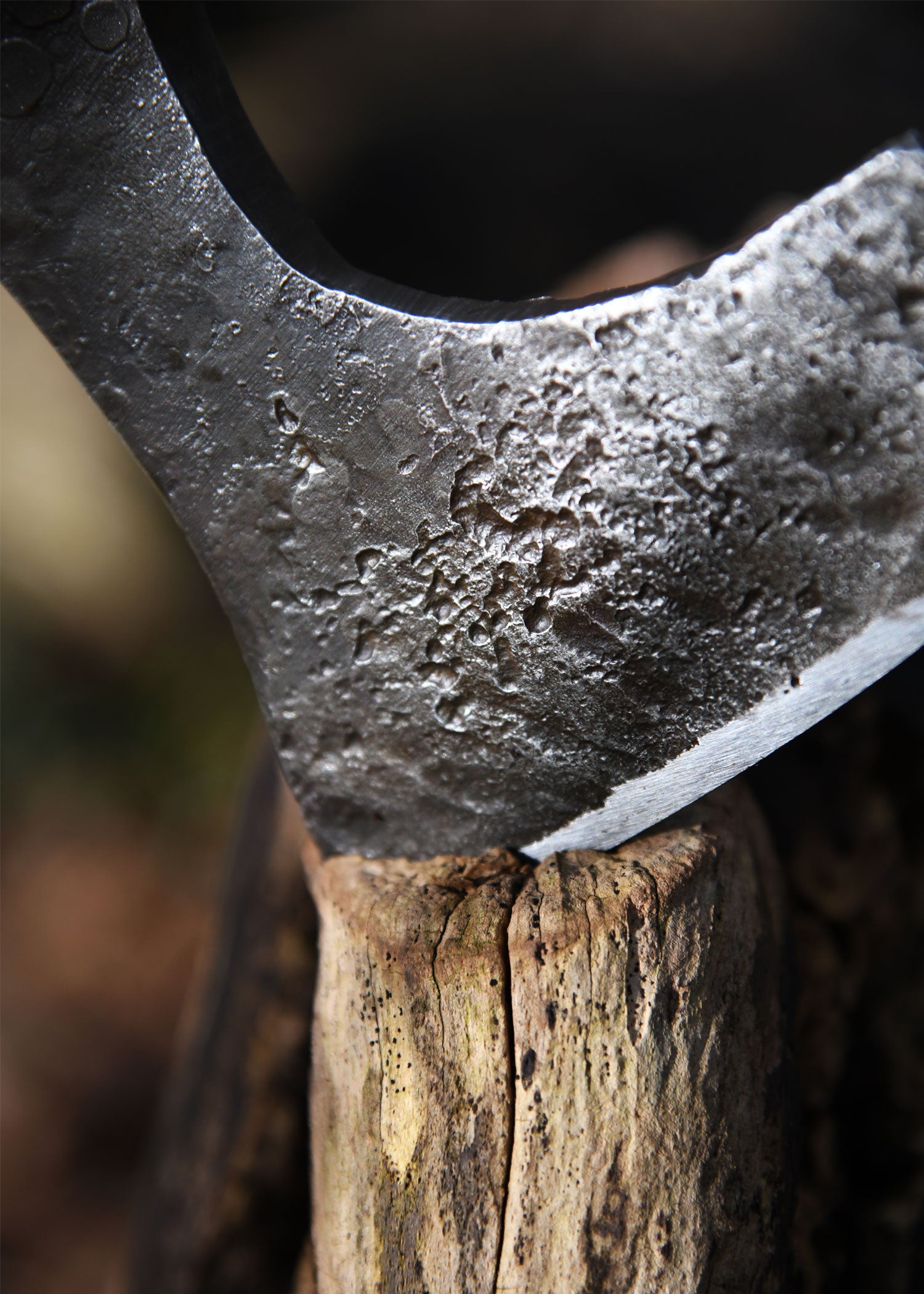 Imagen única de: Hacha Vikinga De Acero, Forjada A Mano, Tipo B