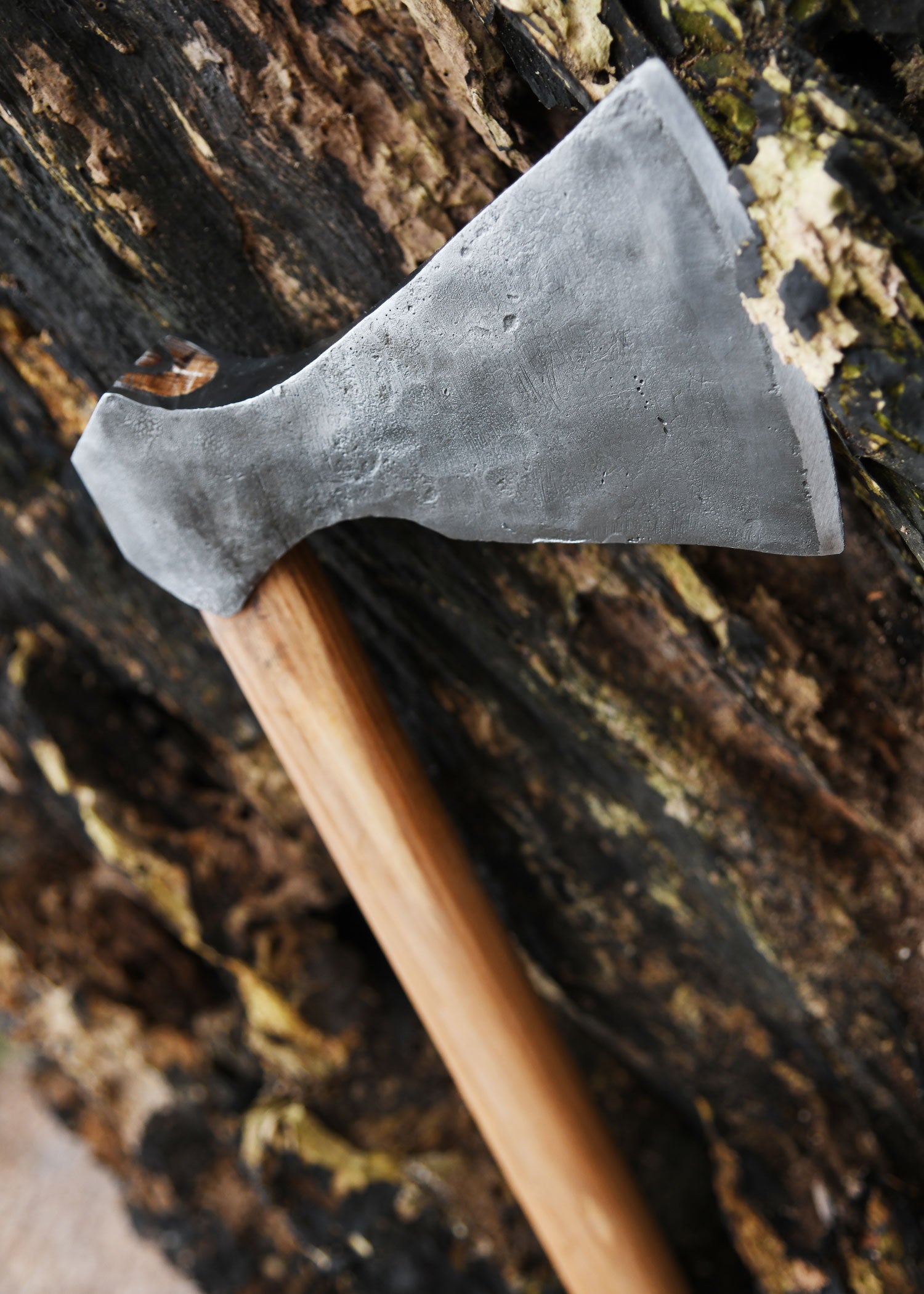 Imagen única de: Hacha Vikinga De Acero, Forjada A Mano, Tipo F