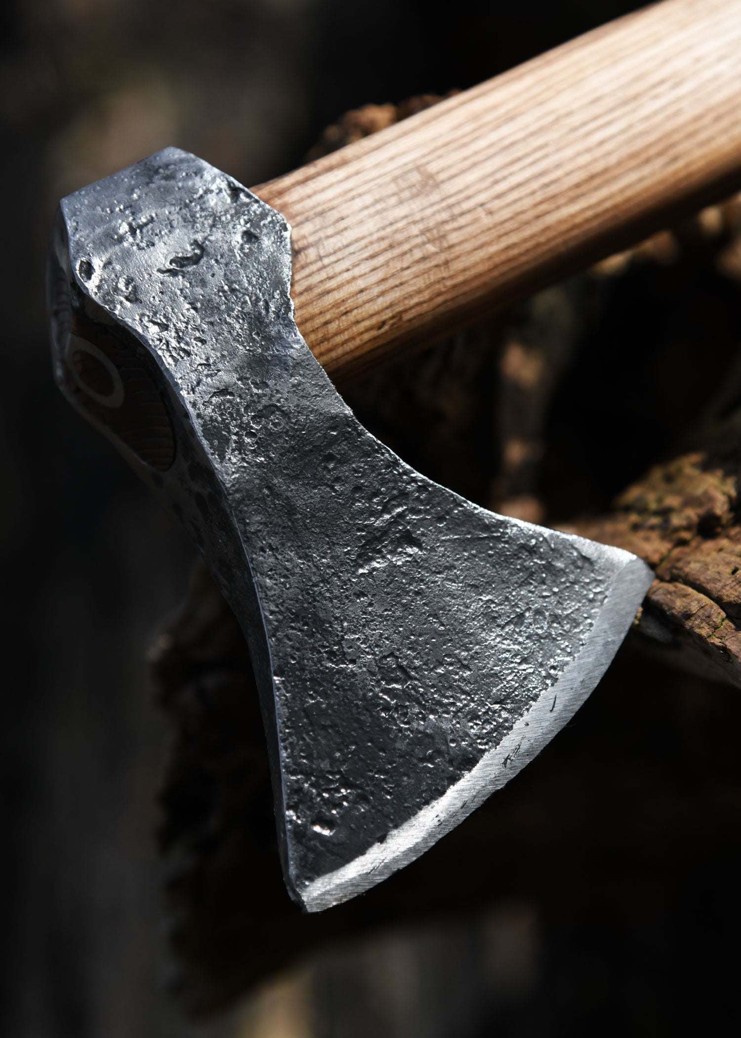Imagen única de: Hacha Vikinga De Acero, Forjada A Mano, Tipo G
